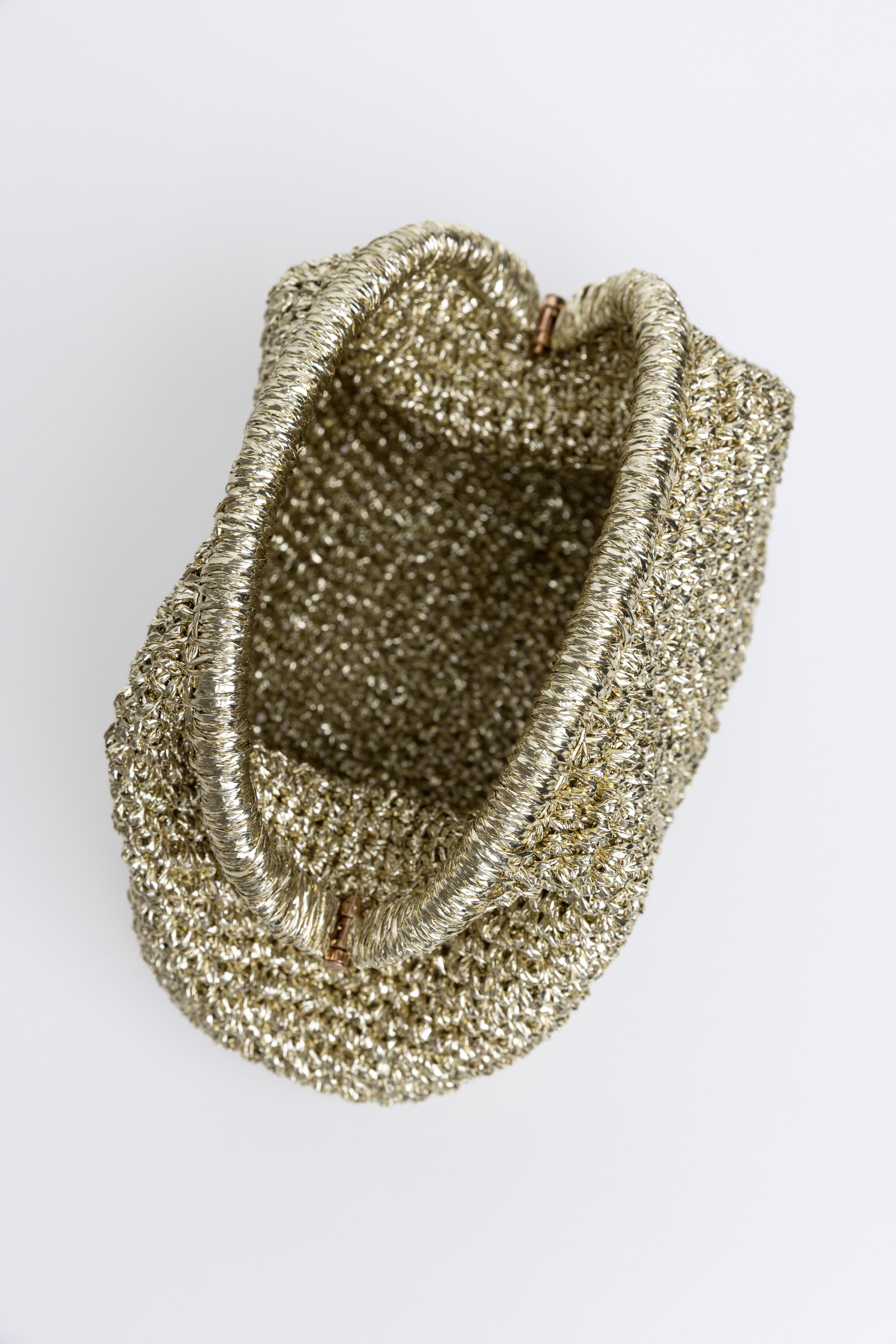 Gold Clutch Çanta