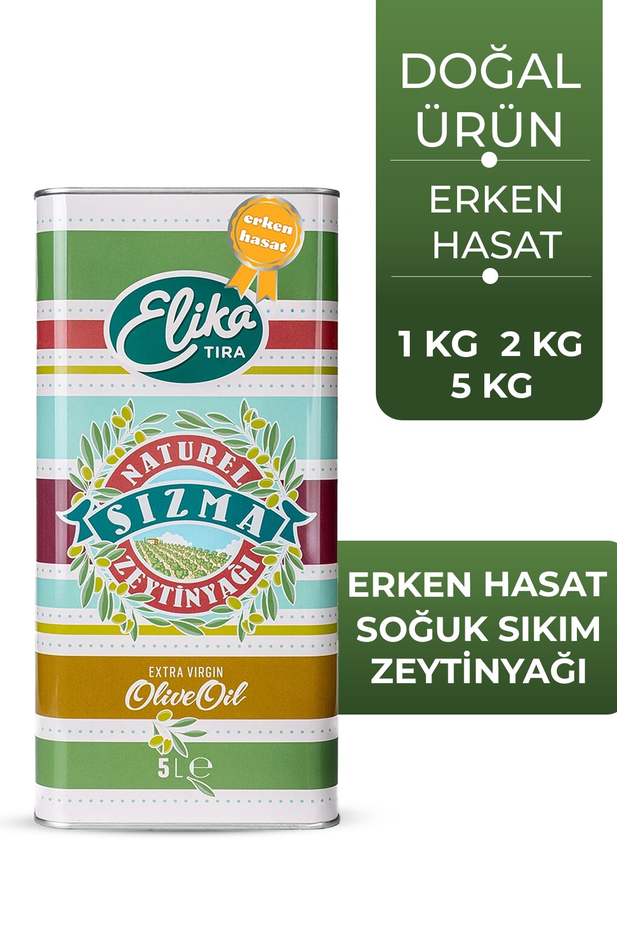 ERKEN HASAT SOĞUK SIKIM ZEYTİNYAĞI