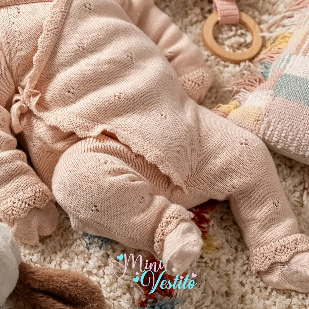 Kruvaze Yandan Bağlamalı % 100 Organik Pamuk Triko 5 Li Set