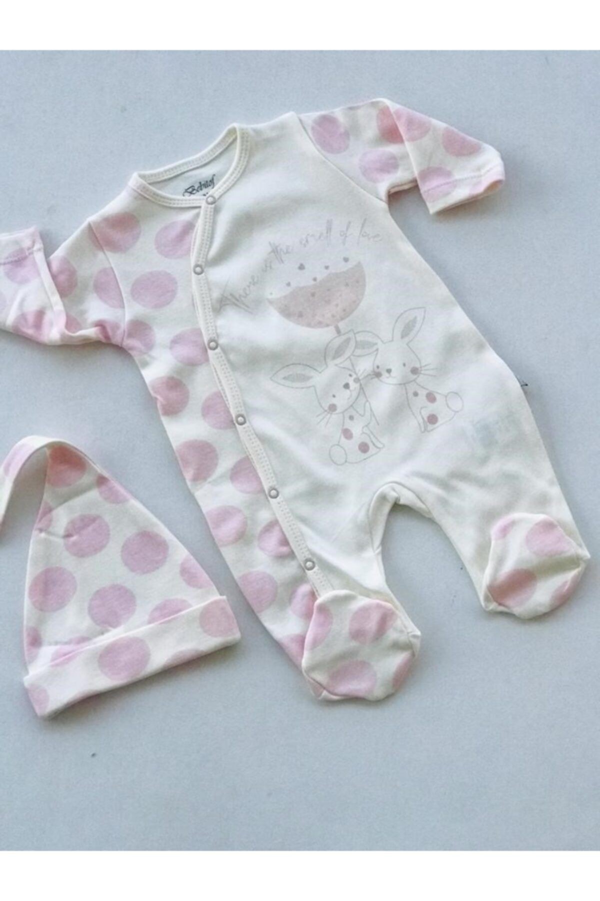Baby Boss Tavşan Aşkı Tulum Pembe