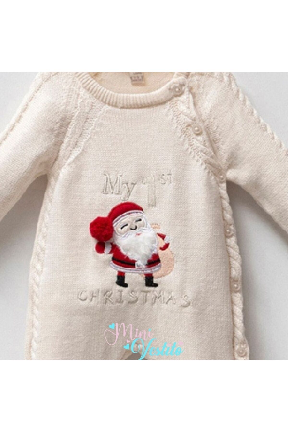 Baby'S First Christmas Kukuleta Şapkalı  5 Li Triko Set