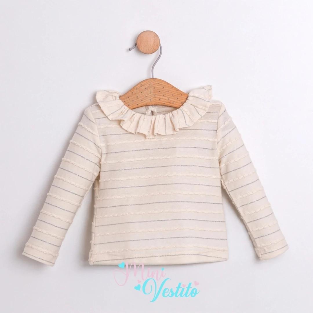 Taşlı Fiyonk Desenli Denim Romper