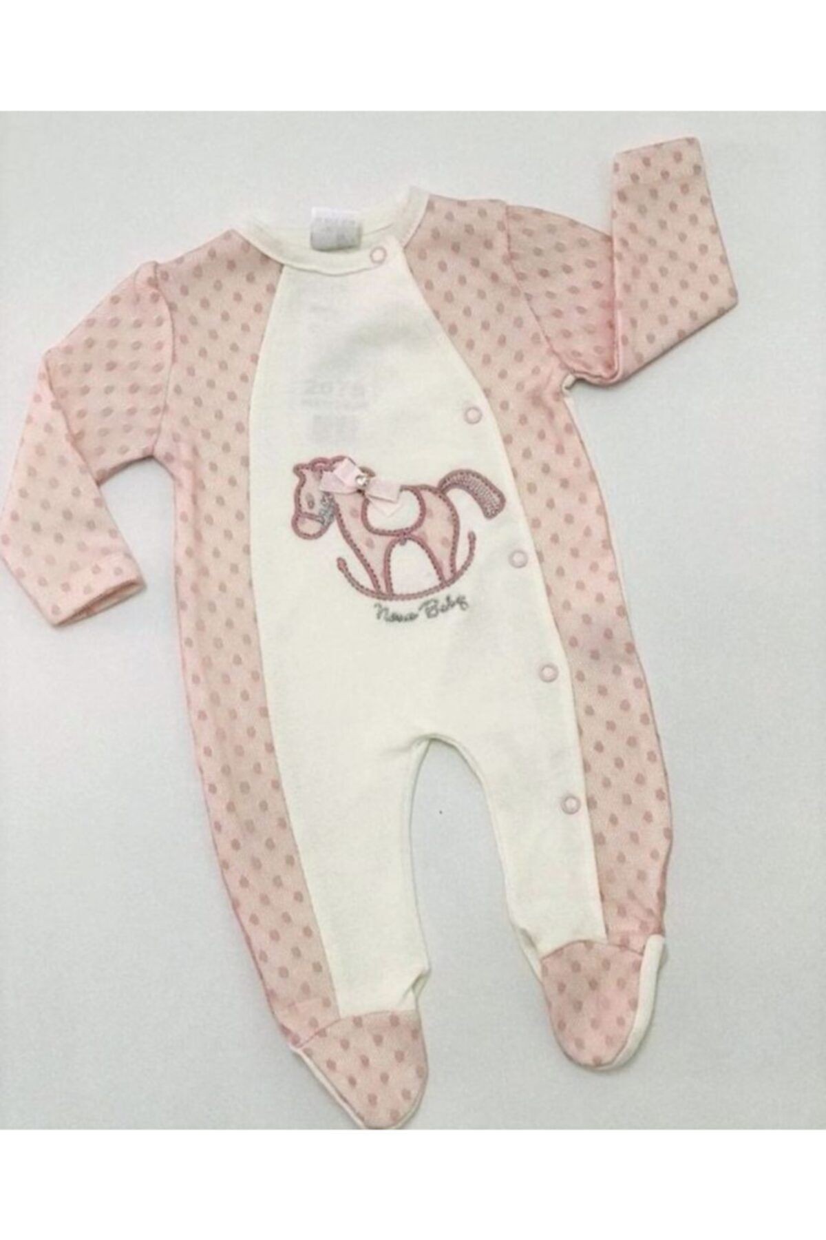 Baby Boss Pudra Tüllü Oyuncak At Nakışlı Tulum