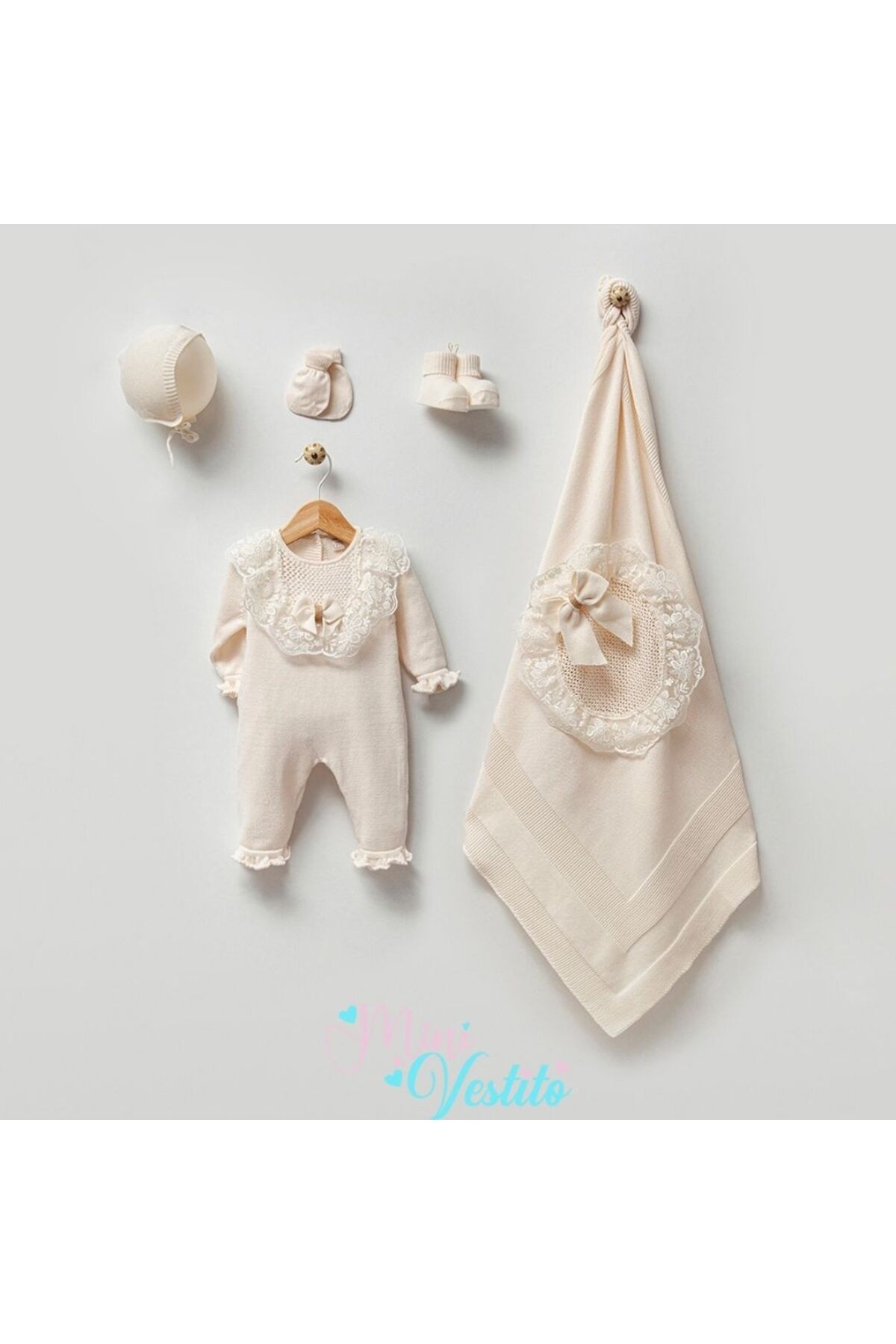 Lia Dantelli Fiyonklu Triko 5 Li Set