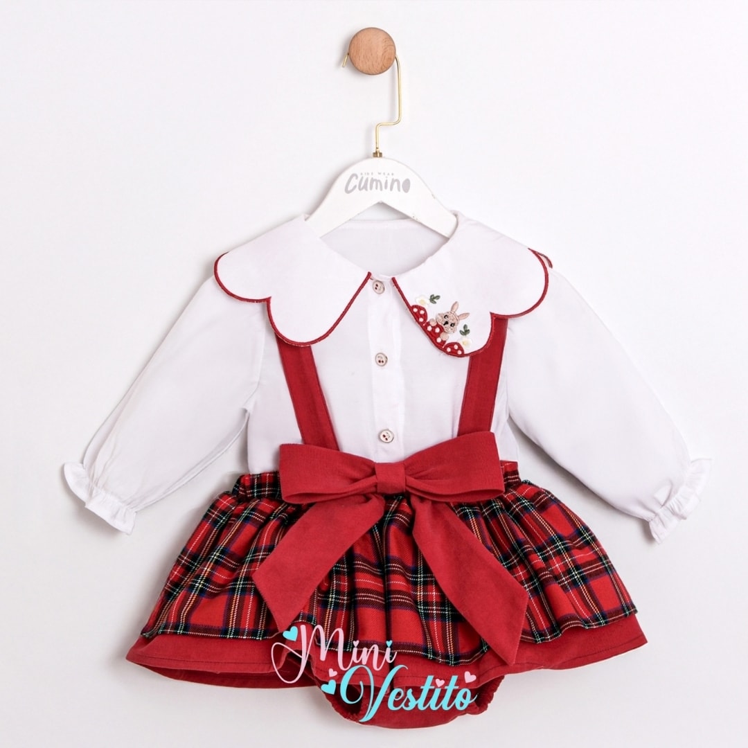 👗 “Kırmızı Fiyonk Masalı Elbise”