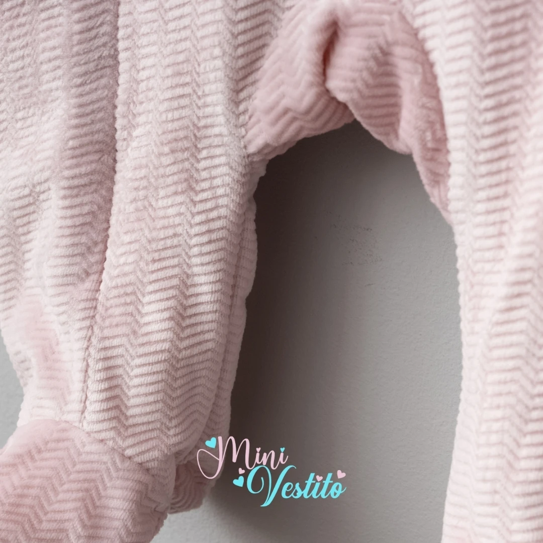 Cepteki Tavşan Desenli Fermuarlı Kapüşonlu Kozmonot