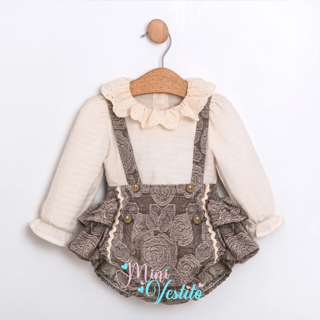 Gül Desenli Fisto Desen Yakalı Romper✨✨