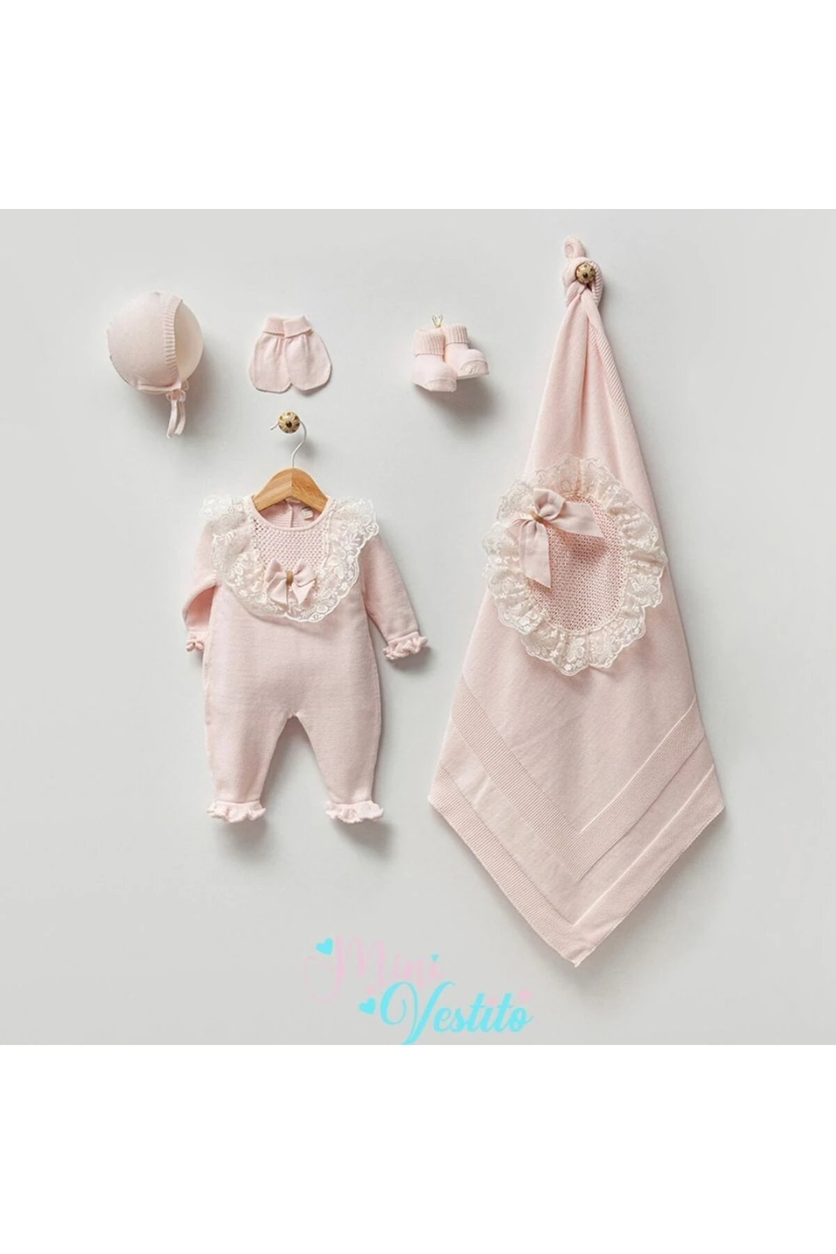 Lia Dantelli Fiyonklu Triko 5 Li Set