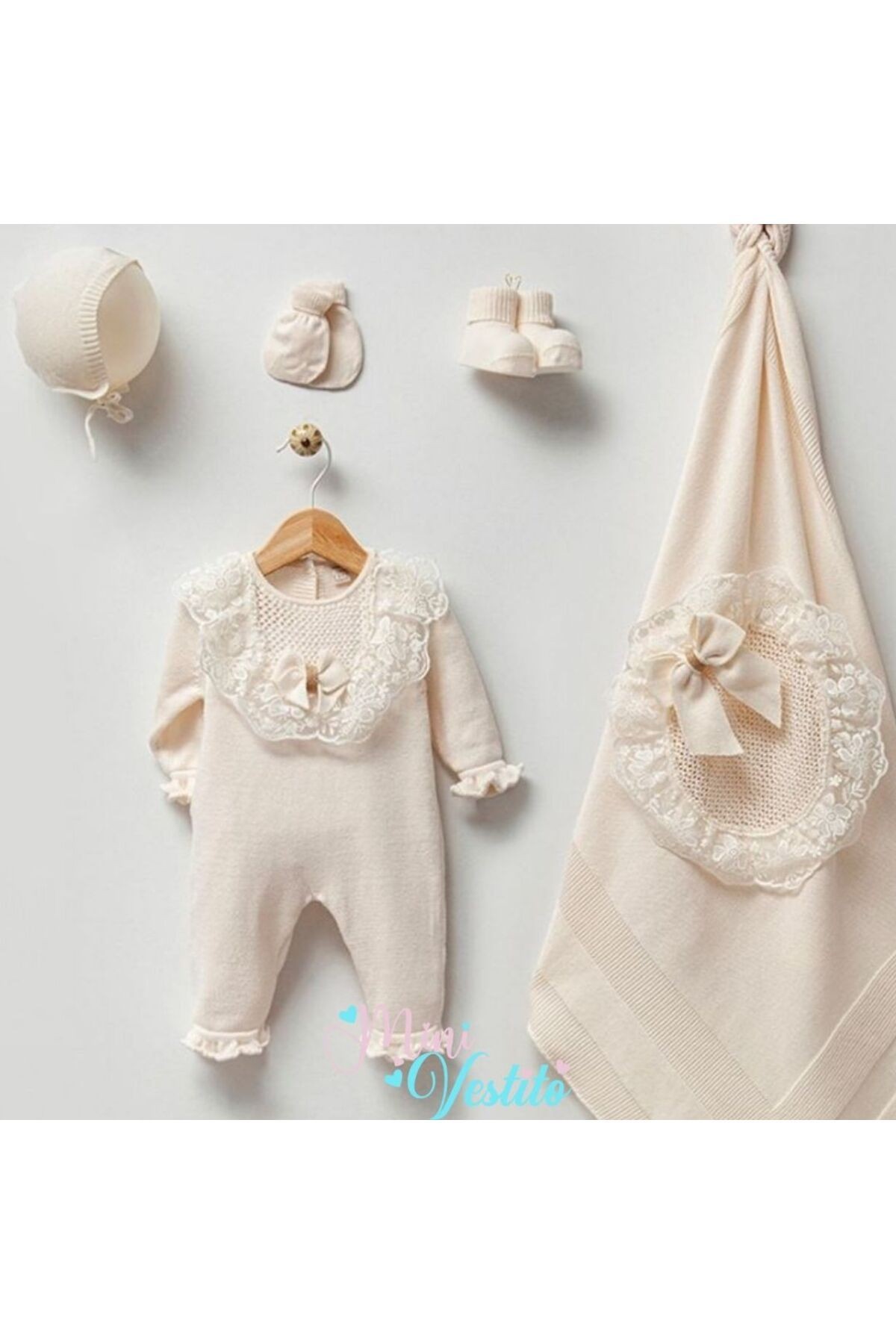 Lia Dantelli Fiyonklu Triko 5 Li Set