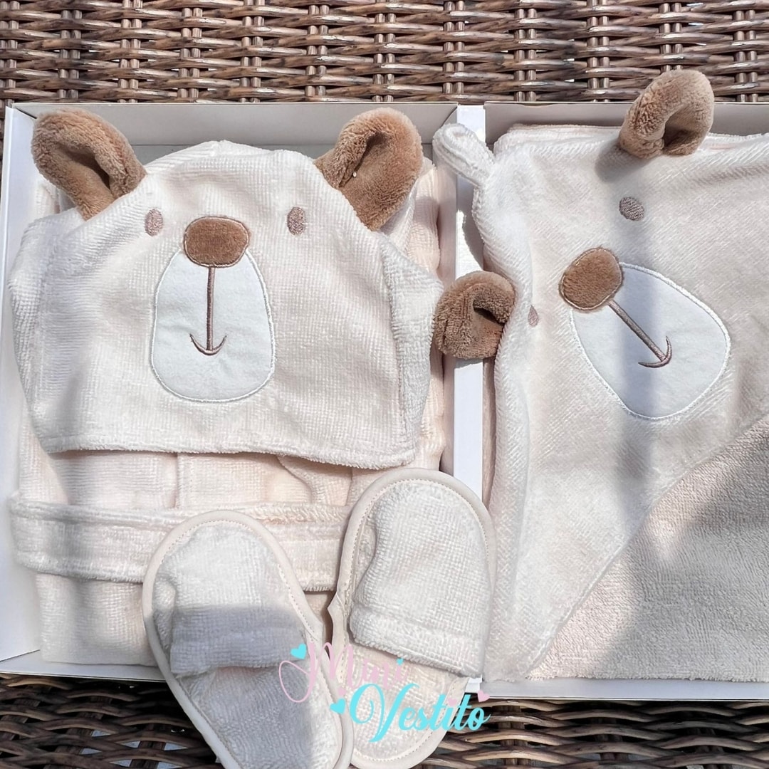 “Baby Bear Soft Bornoz Takımı”