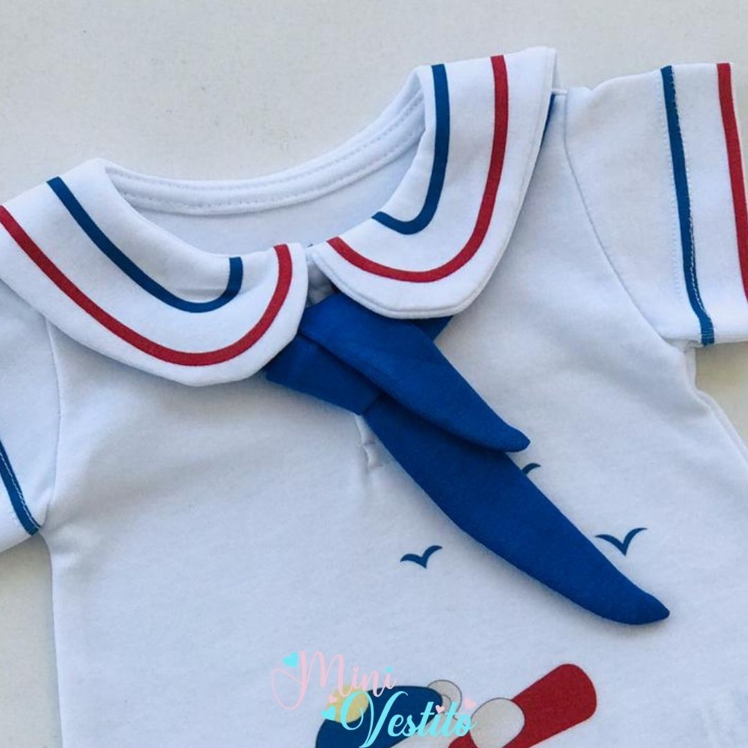 Amaris Kravat Detaylı Alttan Çıtçıtlı Denizci Tulum