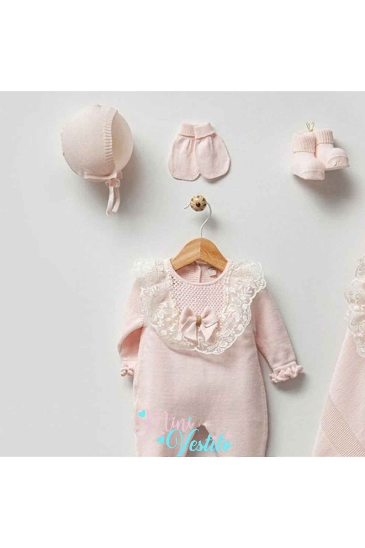 Lia Dantelli Fiyonklu Triko 5 Li Set