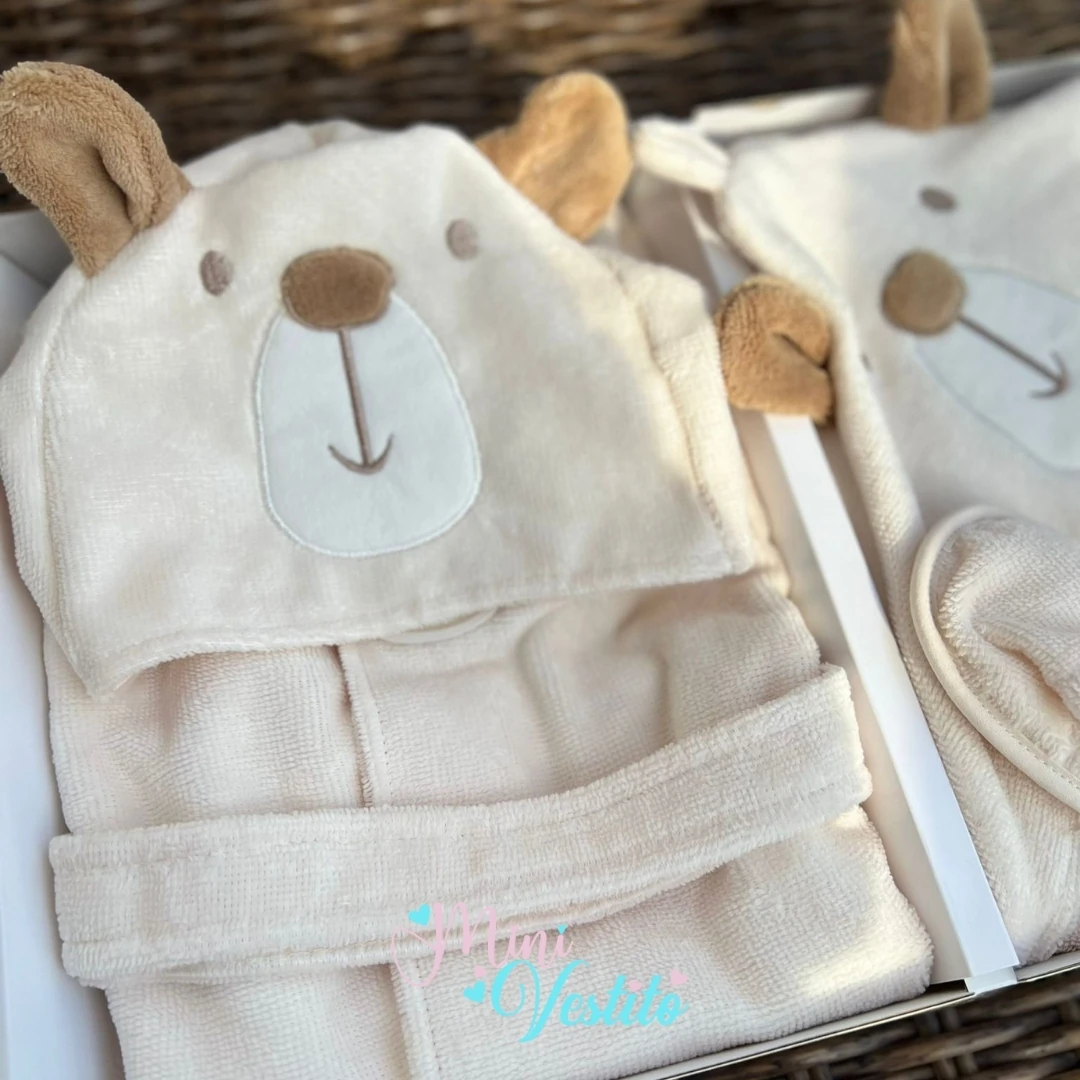 “Baby Bear Soft Bornoz Takımı”