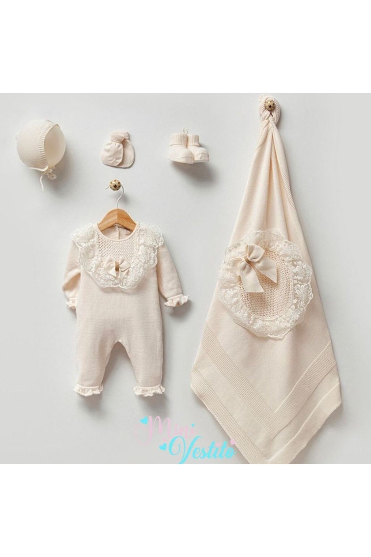 Lia Dantelli Fiyonklu Triko 5 Li Set