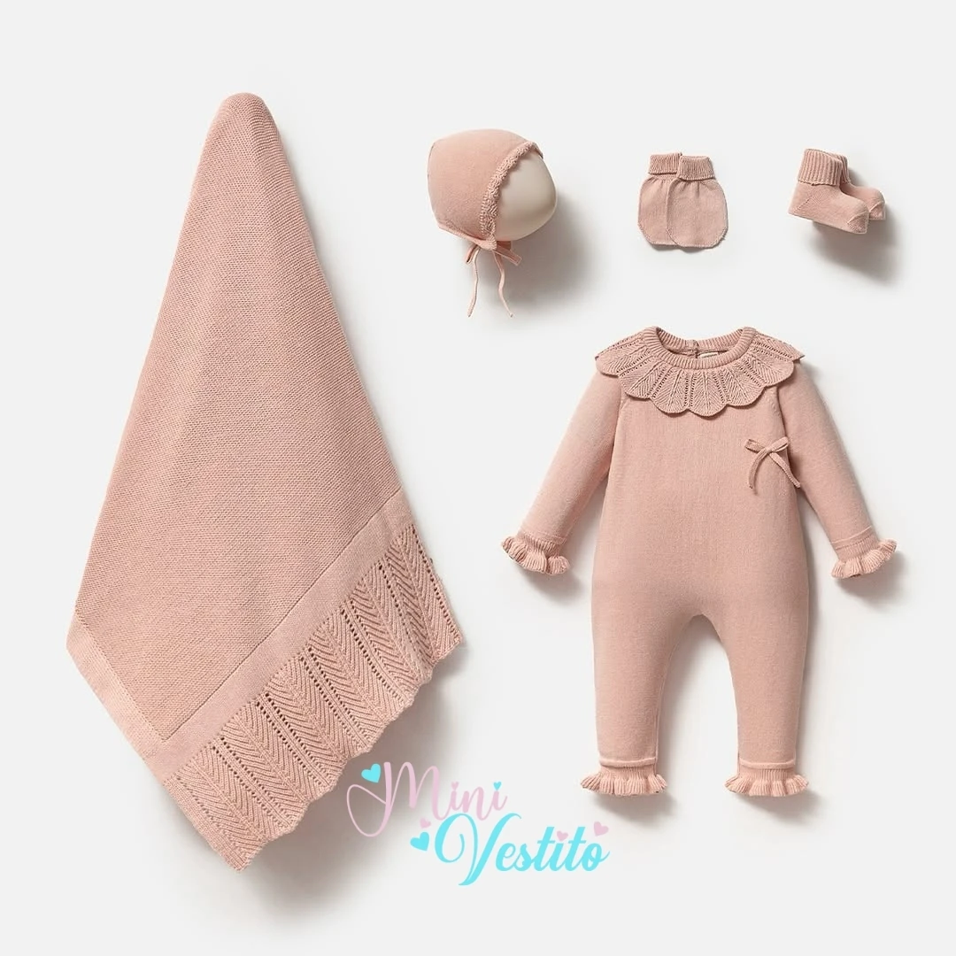 Soft Tonlarda Soft Triko % 100 Organik Pamuk 5 Li Hastane Çıkışı