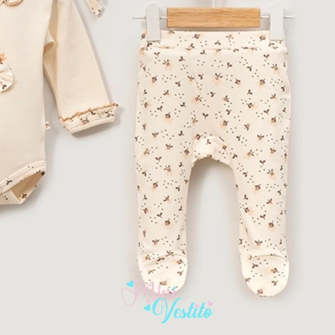 Sally Fırfırlı Lora Şapkalı Battaniyeli 5 Li Set