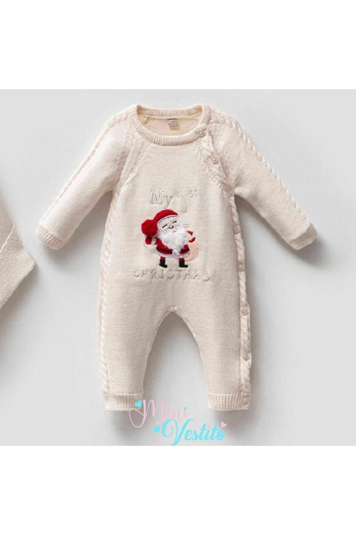 Baby'S First Christmas Kukuleta Şapkalı  5 Li Triko Set