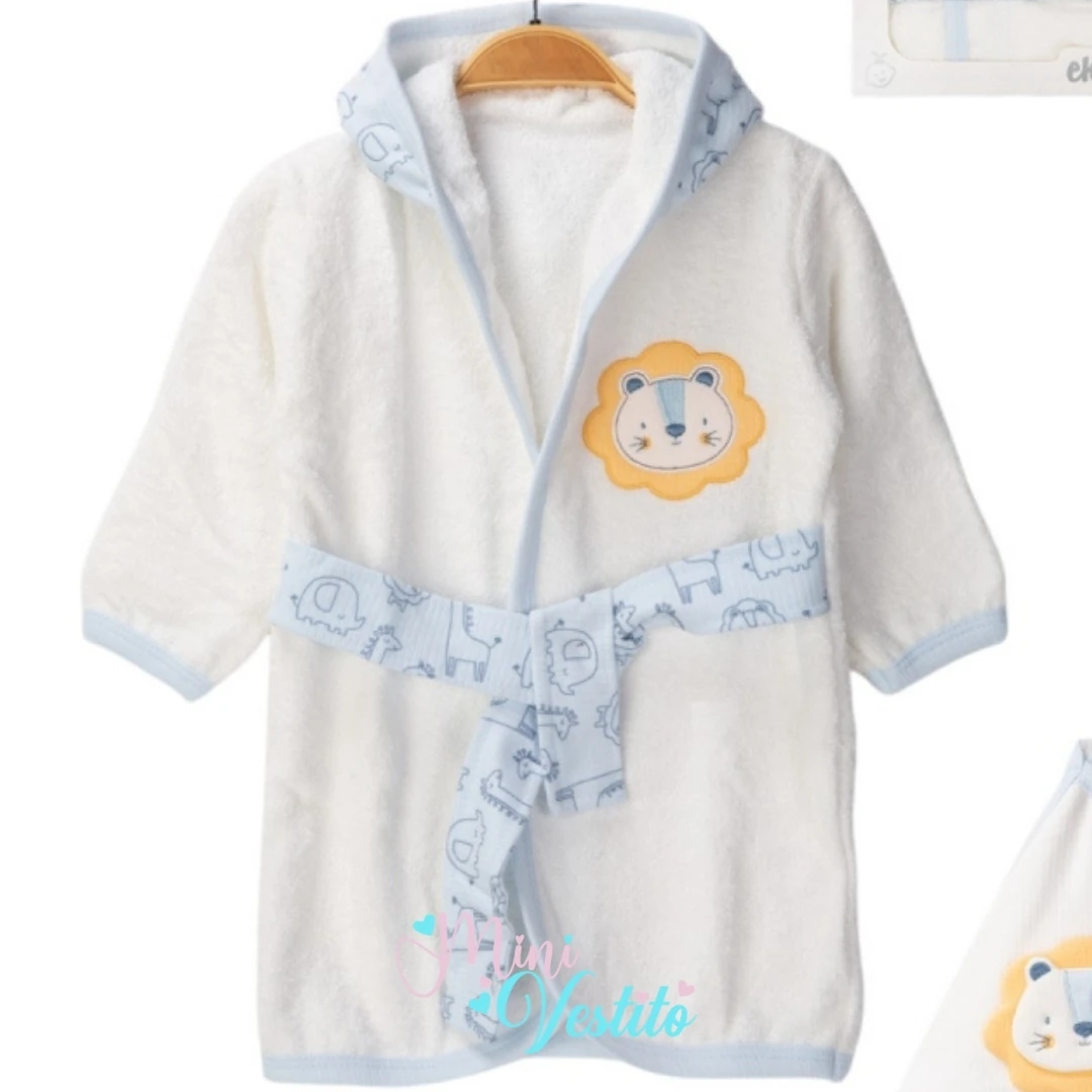 Lion Desenli 0-2 Yaş Bornoz Takımı