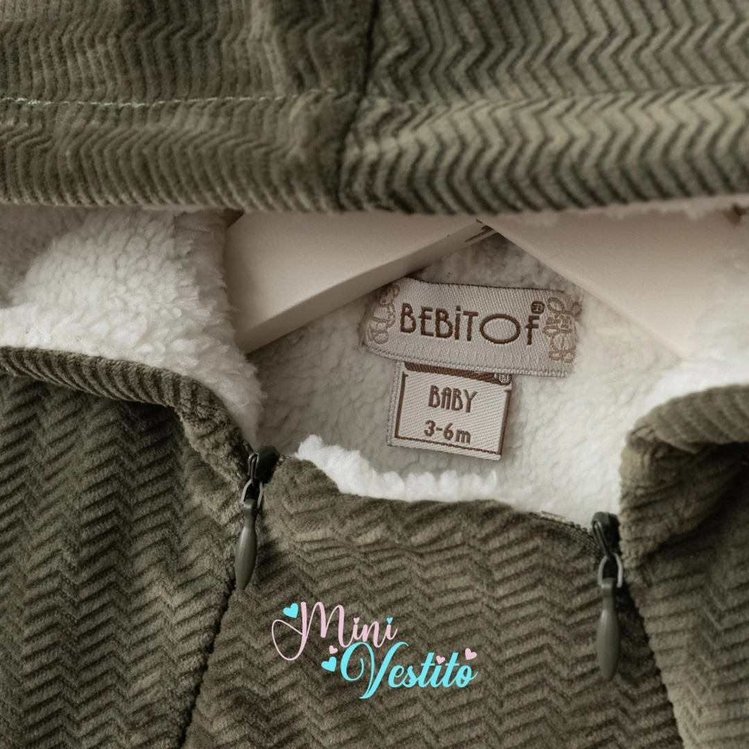 Penguen Armalı Kapuşonlu Çift Fermuarlı Kozmonot