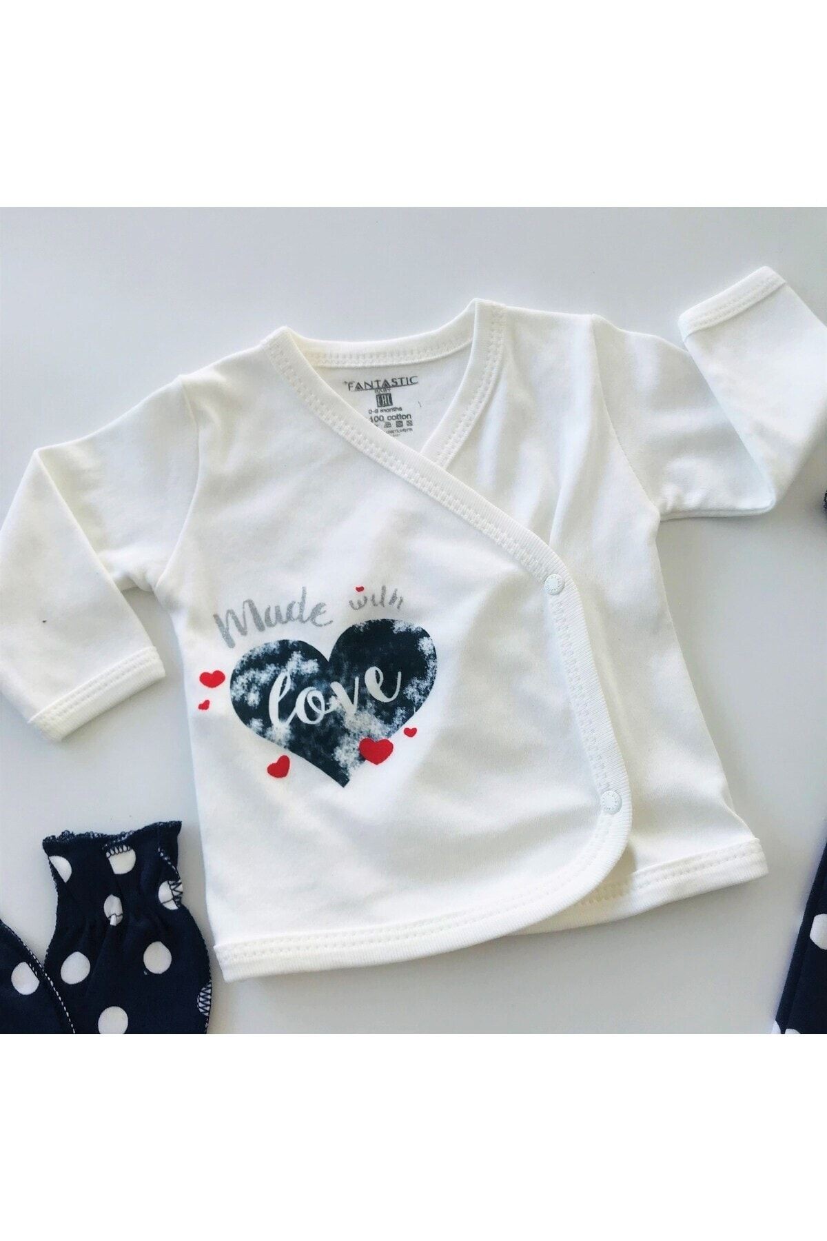 Made With Love Baskılı Puantiyeli 5 Li Set
