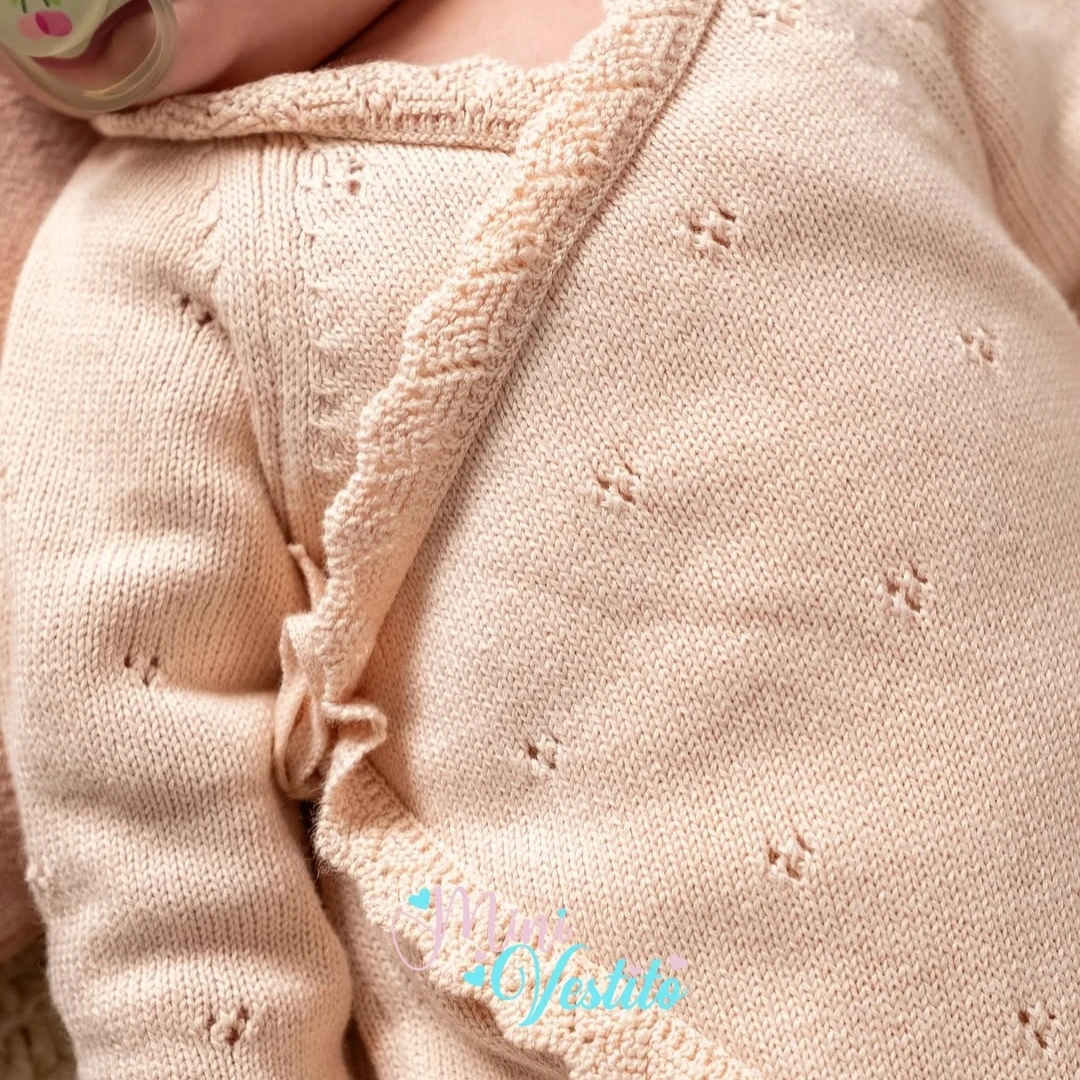 Kruvaze Yandan Bağlamalı % 100 Organik Pamuk Triko 5 Li Set