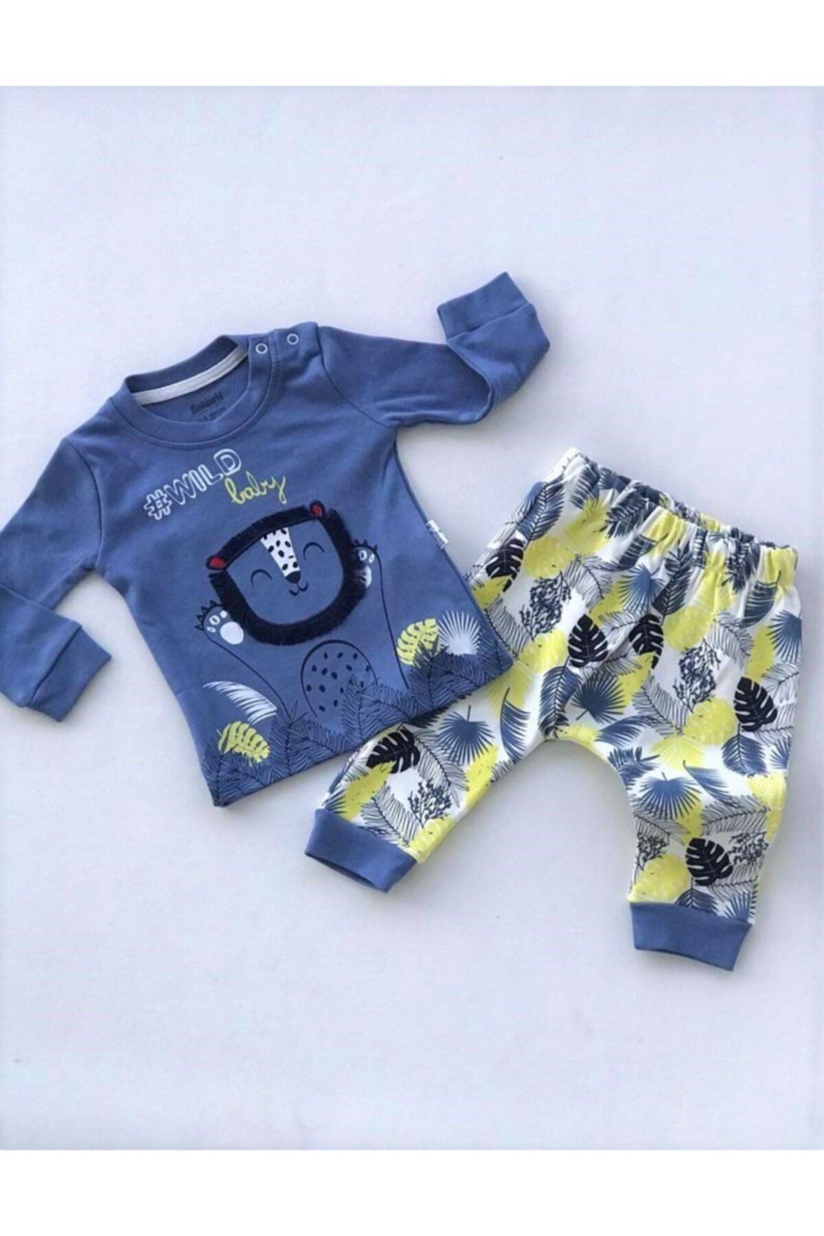 Bebek Lacivert Baby Boss Wild İkili Takım
