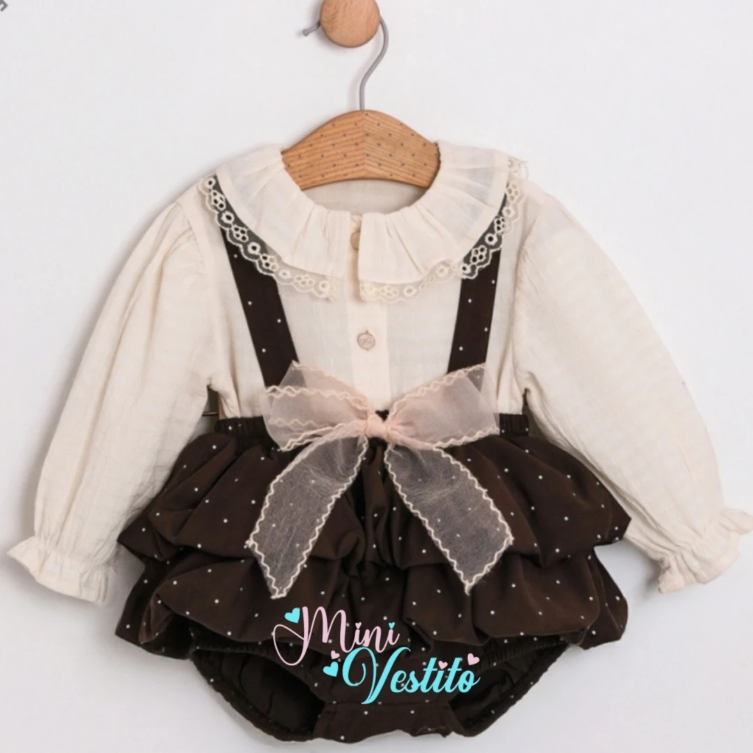 Pamela Fiyonklu Uzun Kollu Romper