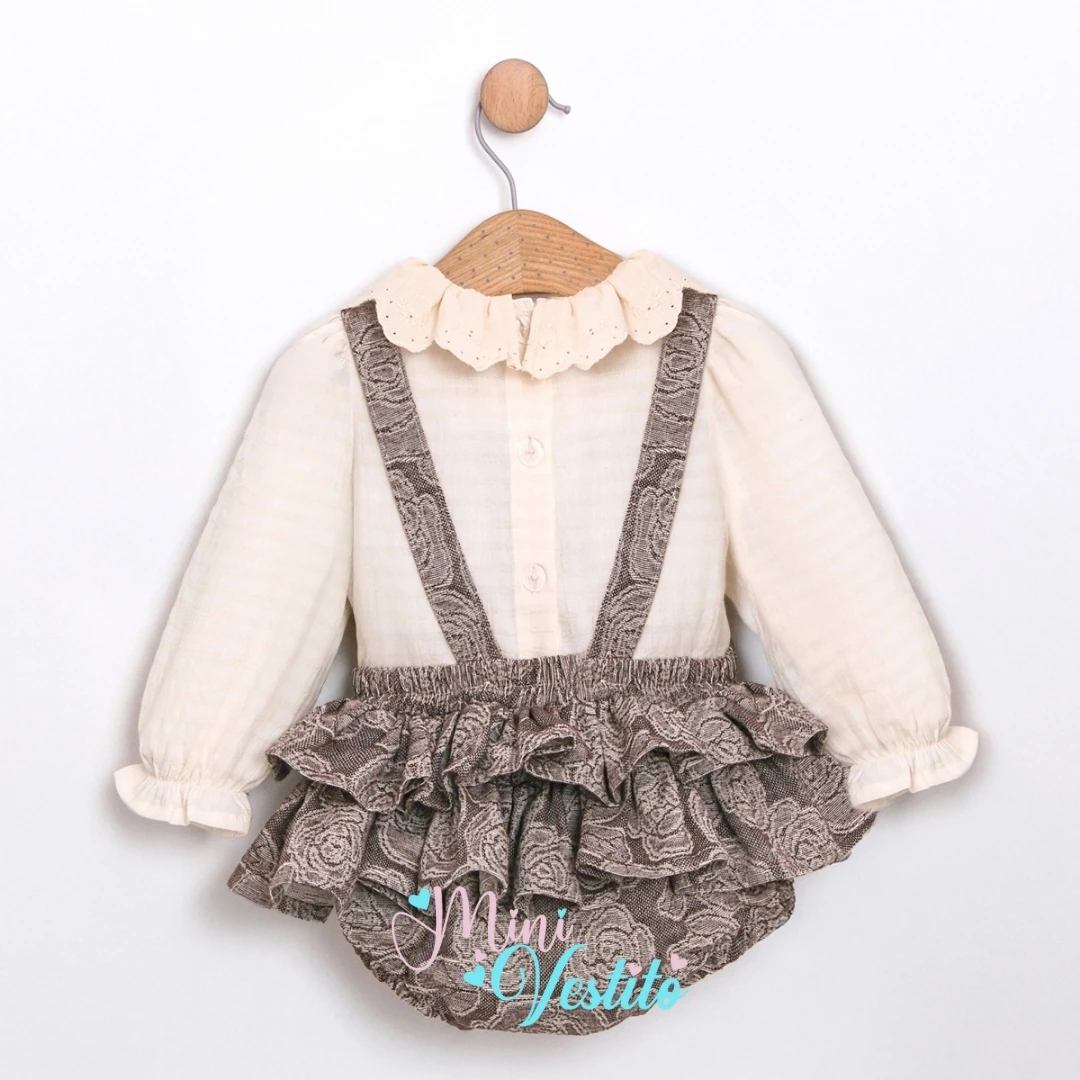 Gül Desenli Fisto Desen Yakalı Romper✨✨