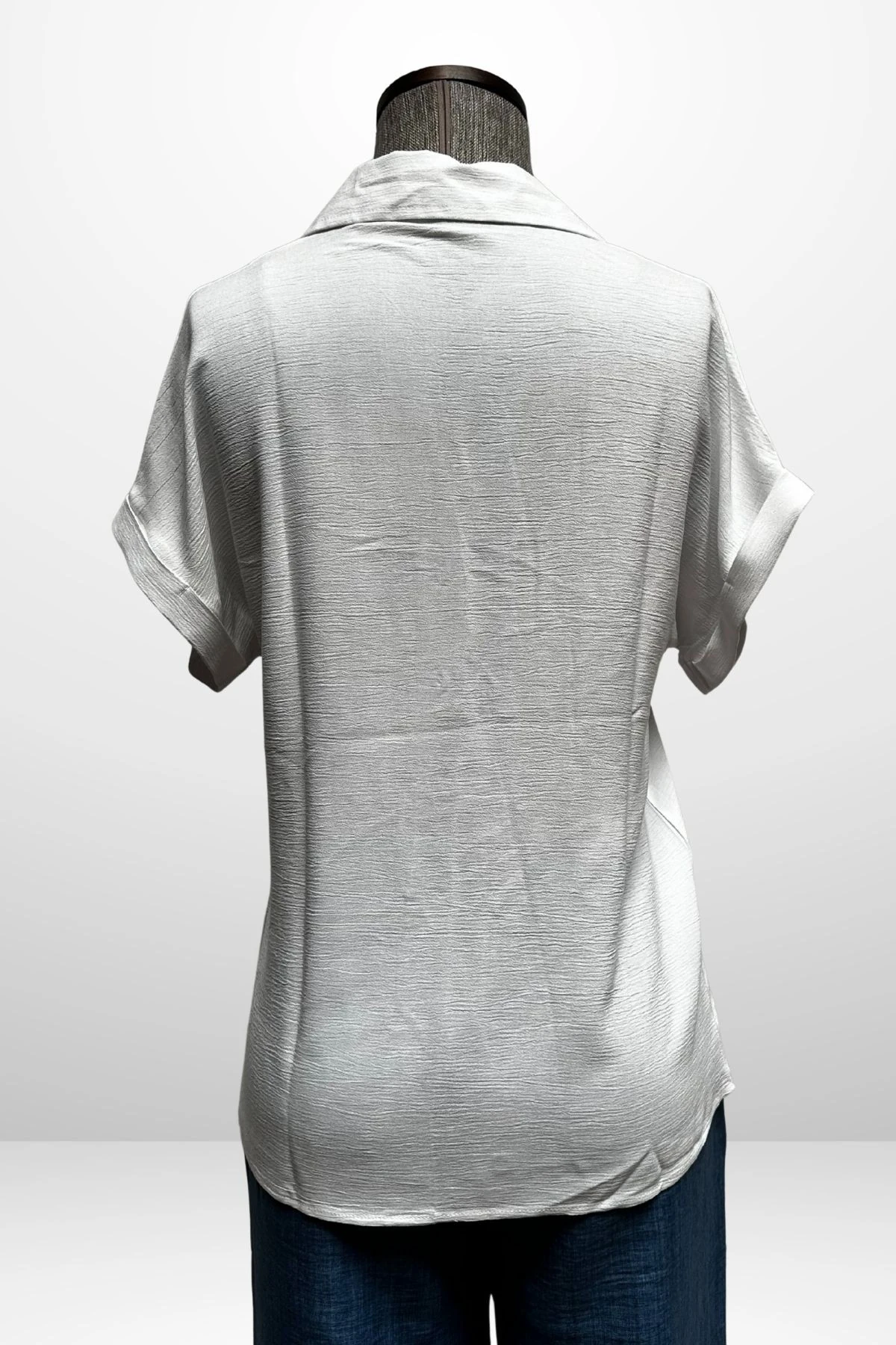 Kadın Polo Yaka Şile Bezi Gömlek