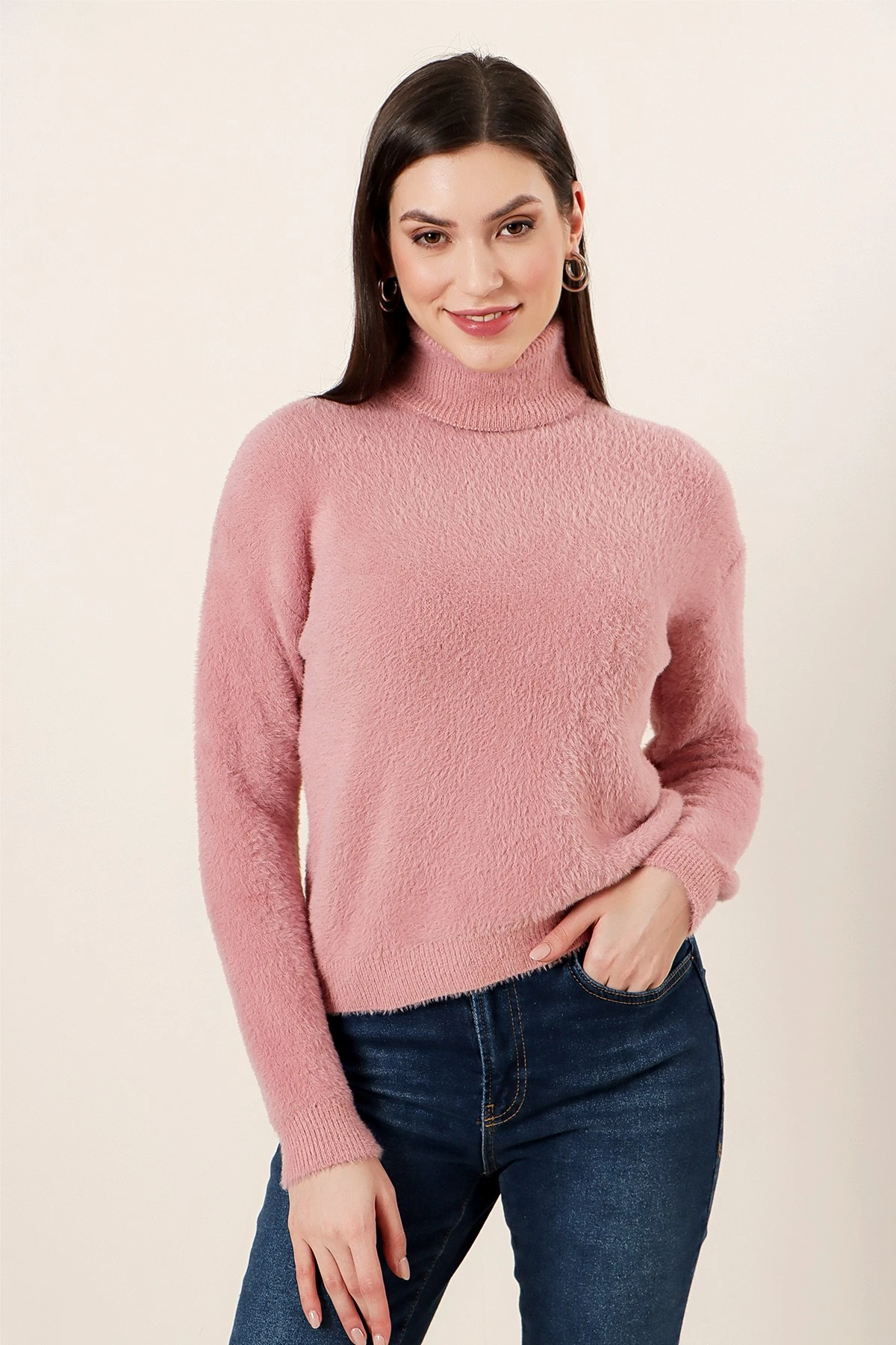 Balıkçı Yaka Yumoş Kazak