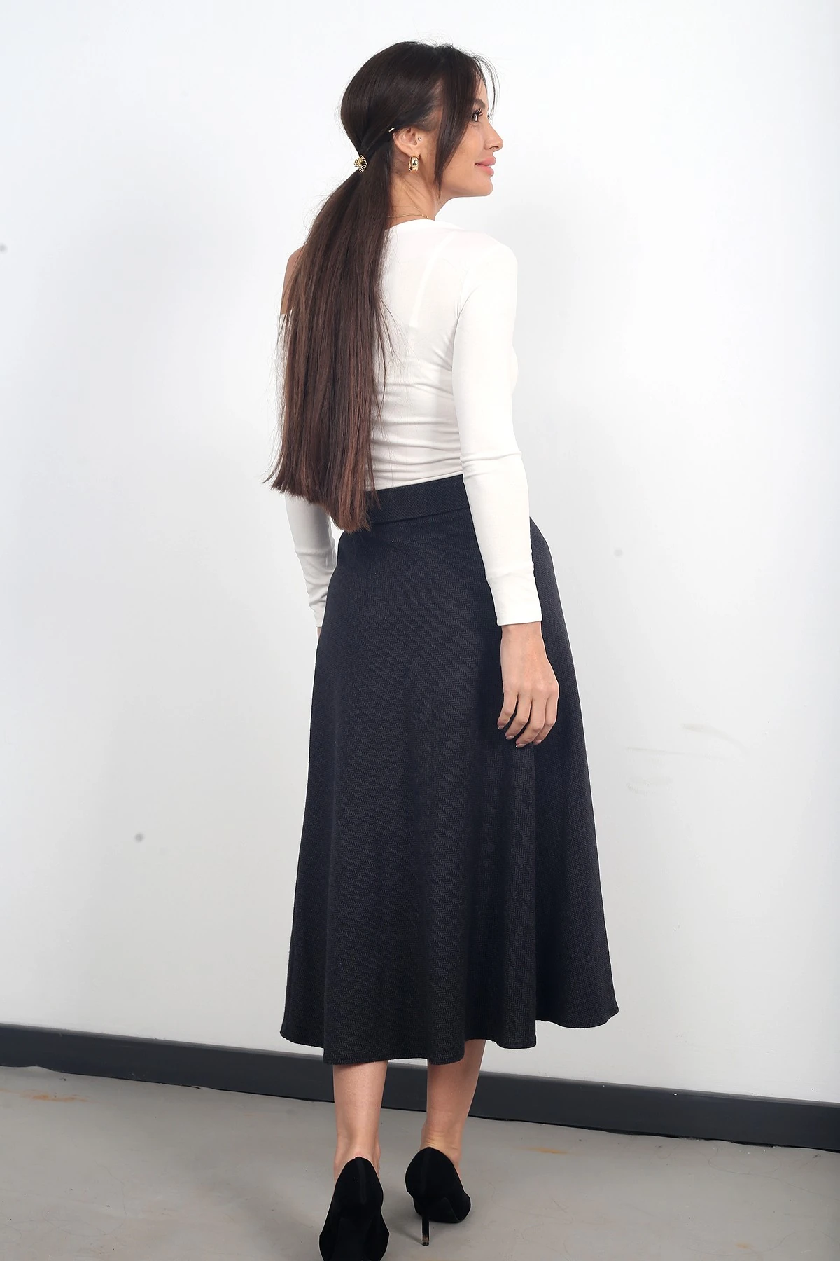 Kadın Balıksırtı Çan Etek