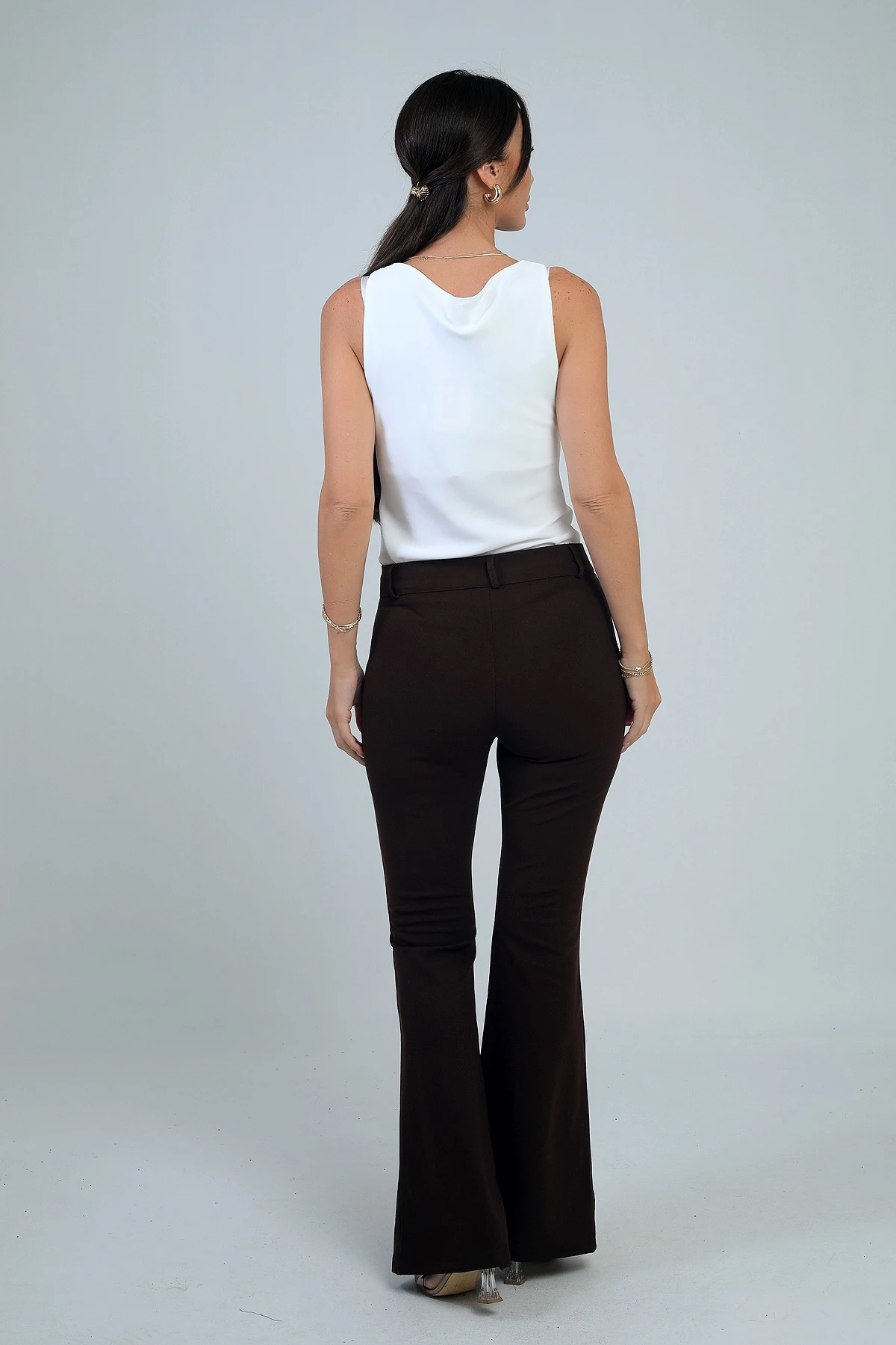 Kadın İspanyol Paça Pantolon