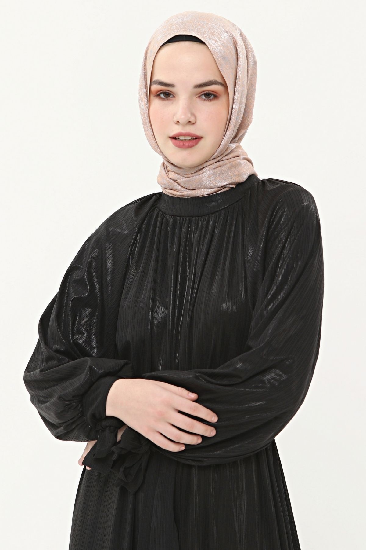 Reglan Kol Kuşaklı Salaş Elbise