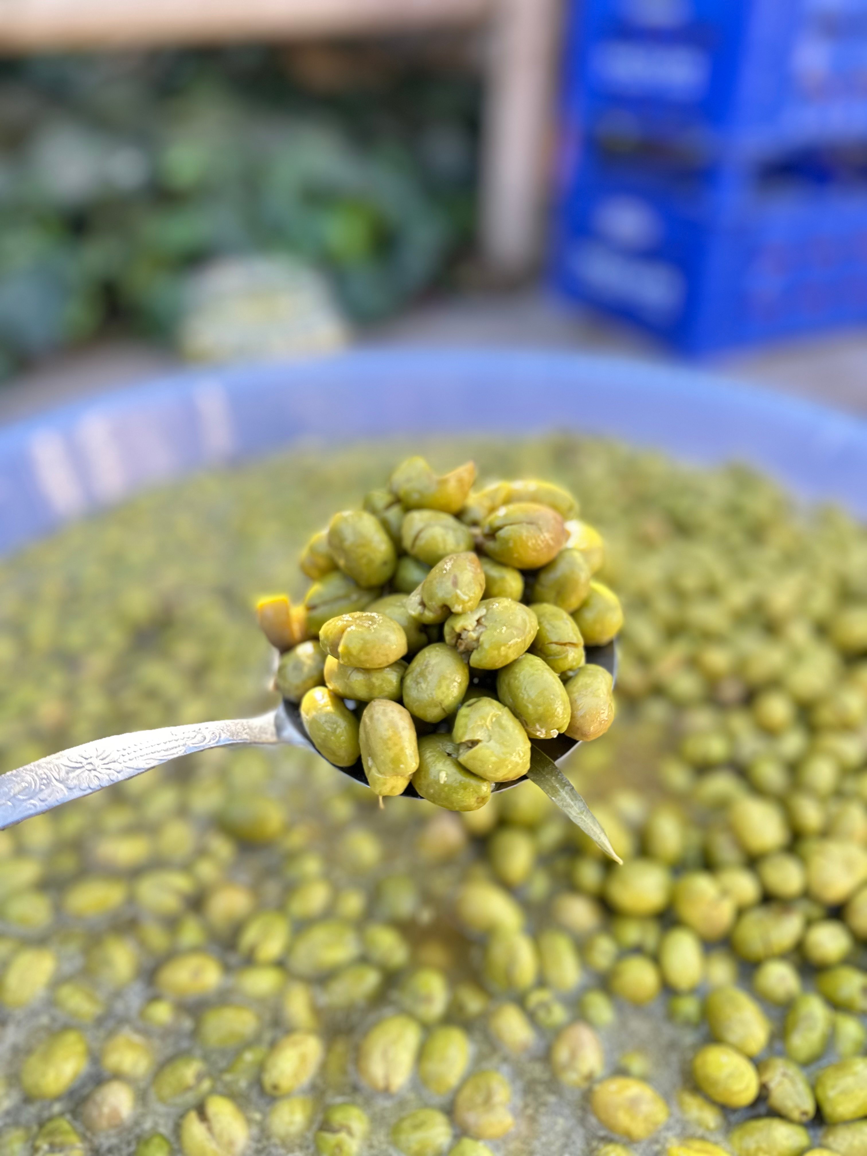 Taş Kırma Yeşil Zeytin 5 Litre-YENİ MAHSUL