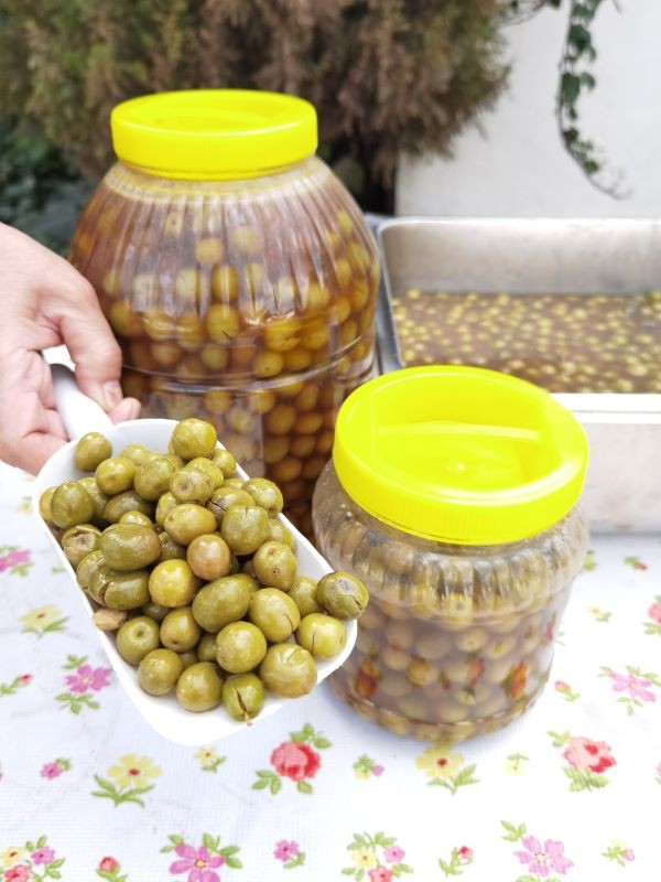 Halhalı Taş Kırma Zeytin 5 lt-YENİ MAHSUL