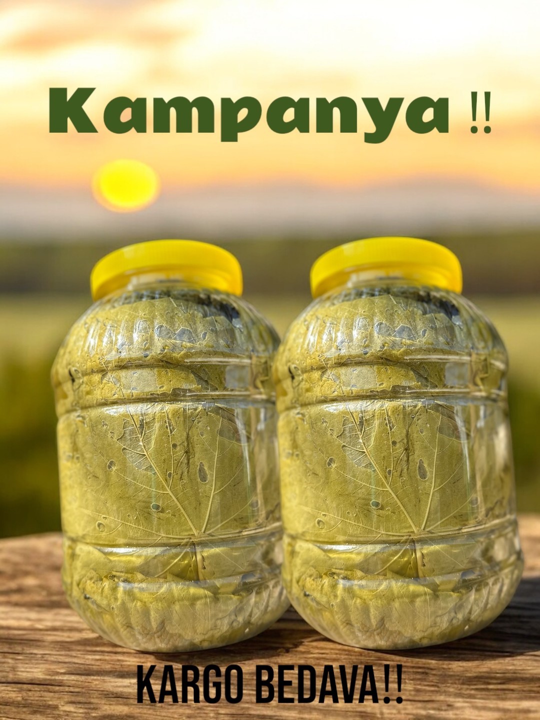 2 Adet 5 litrelik Salamura Yaprak-KARGO BEDAVA!!