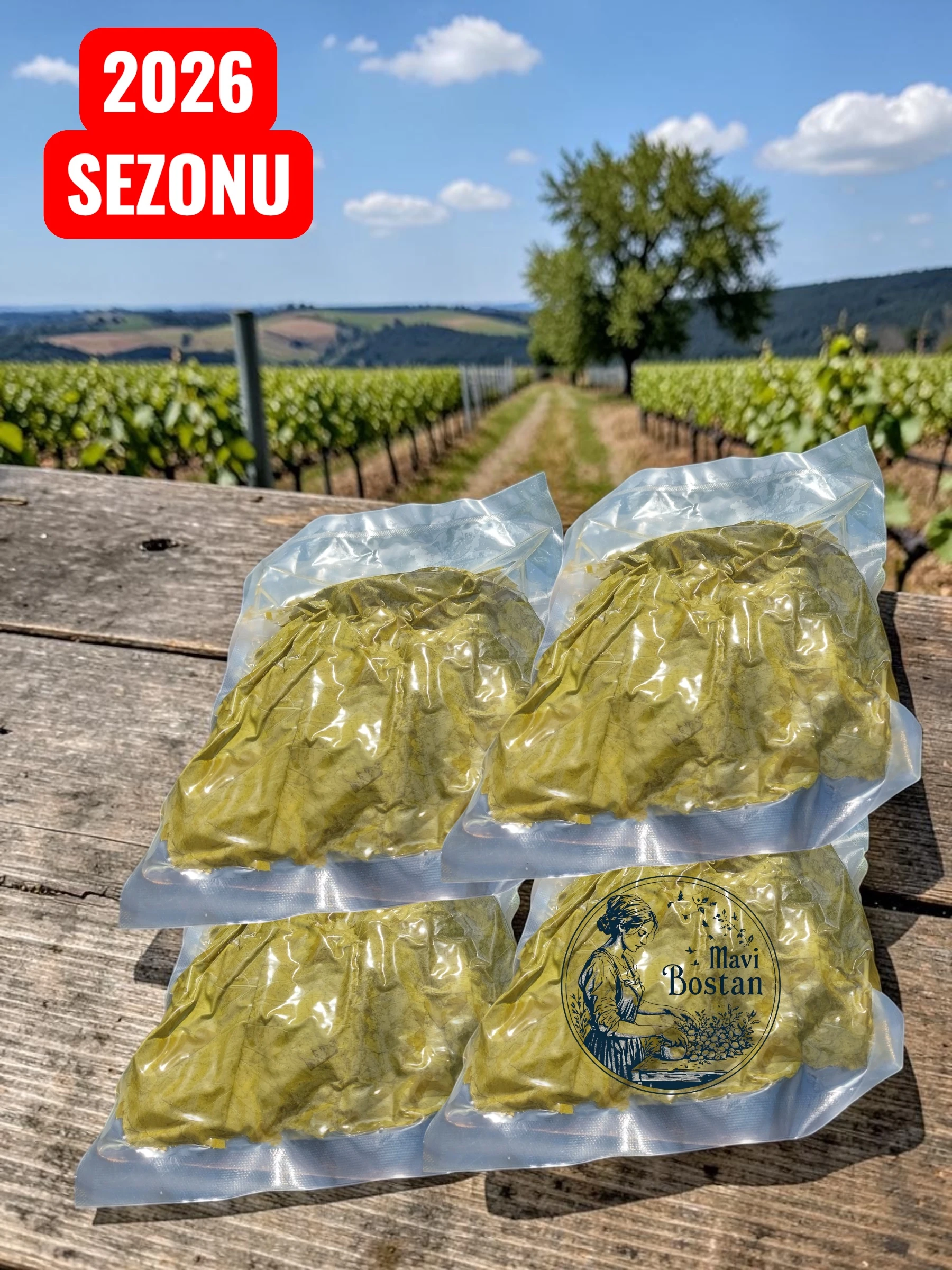 ÖN SİPARİŞ- Vakumlu Salamura Yaprak 4 kg