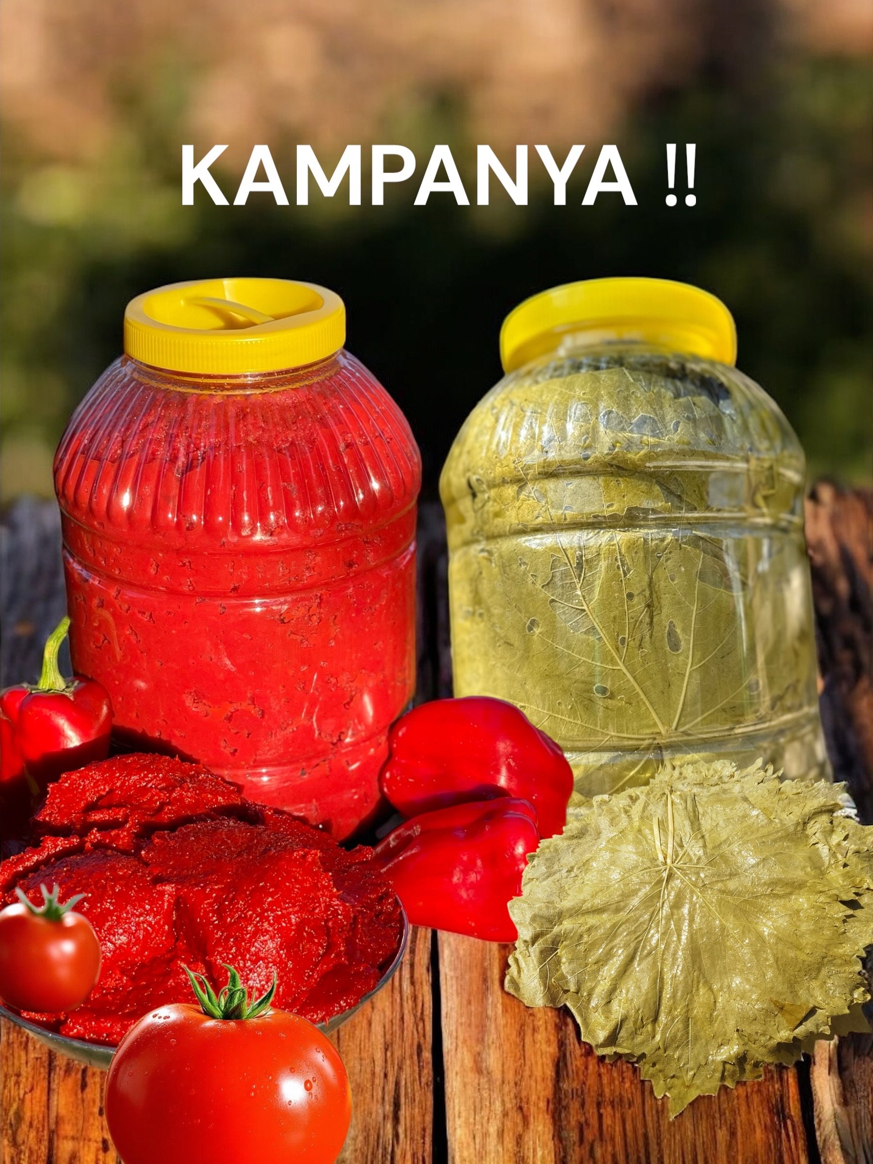 Salamura Yaprak 5 lt. +5 kg Domates Salçası -KAMPANYA