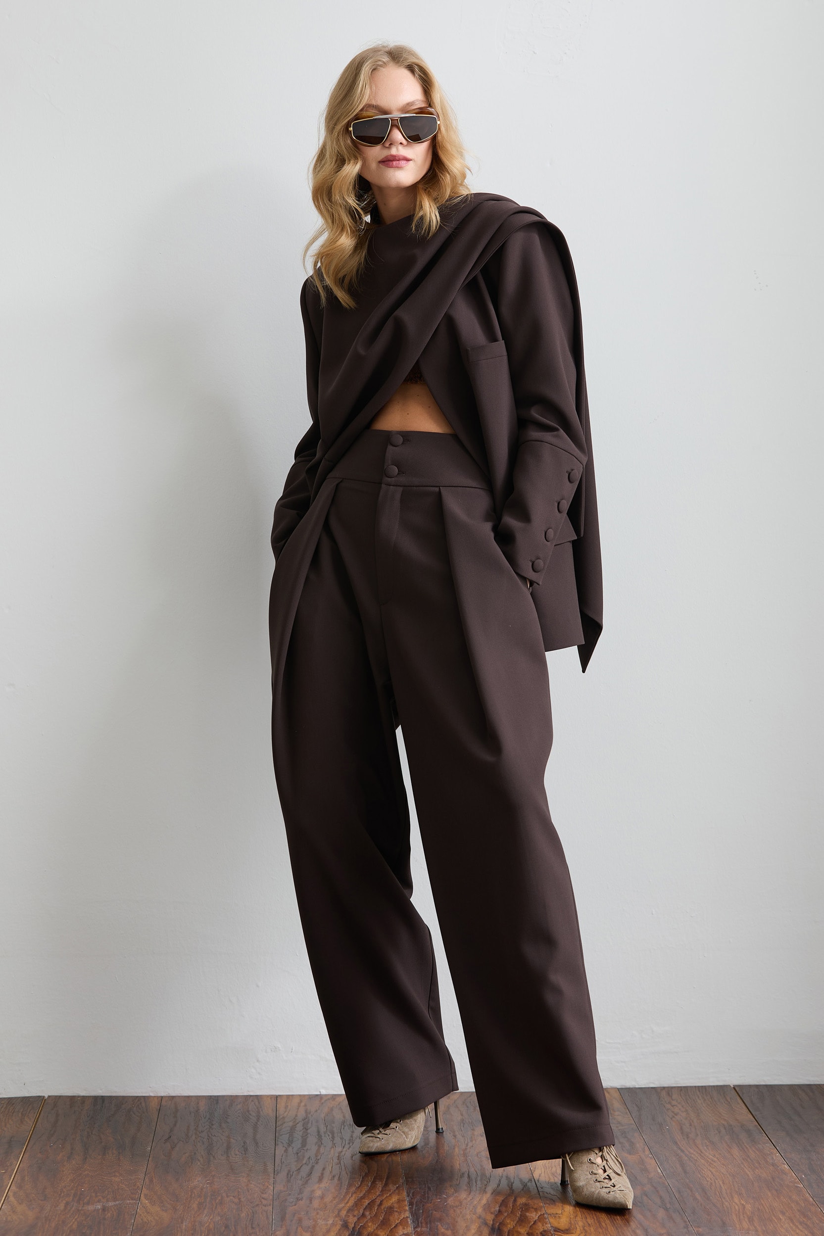 FRAME BALOONFIT KAHVERENGİ PANTOLON