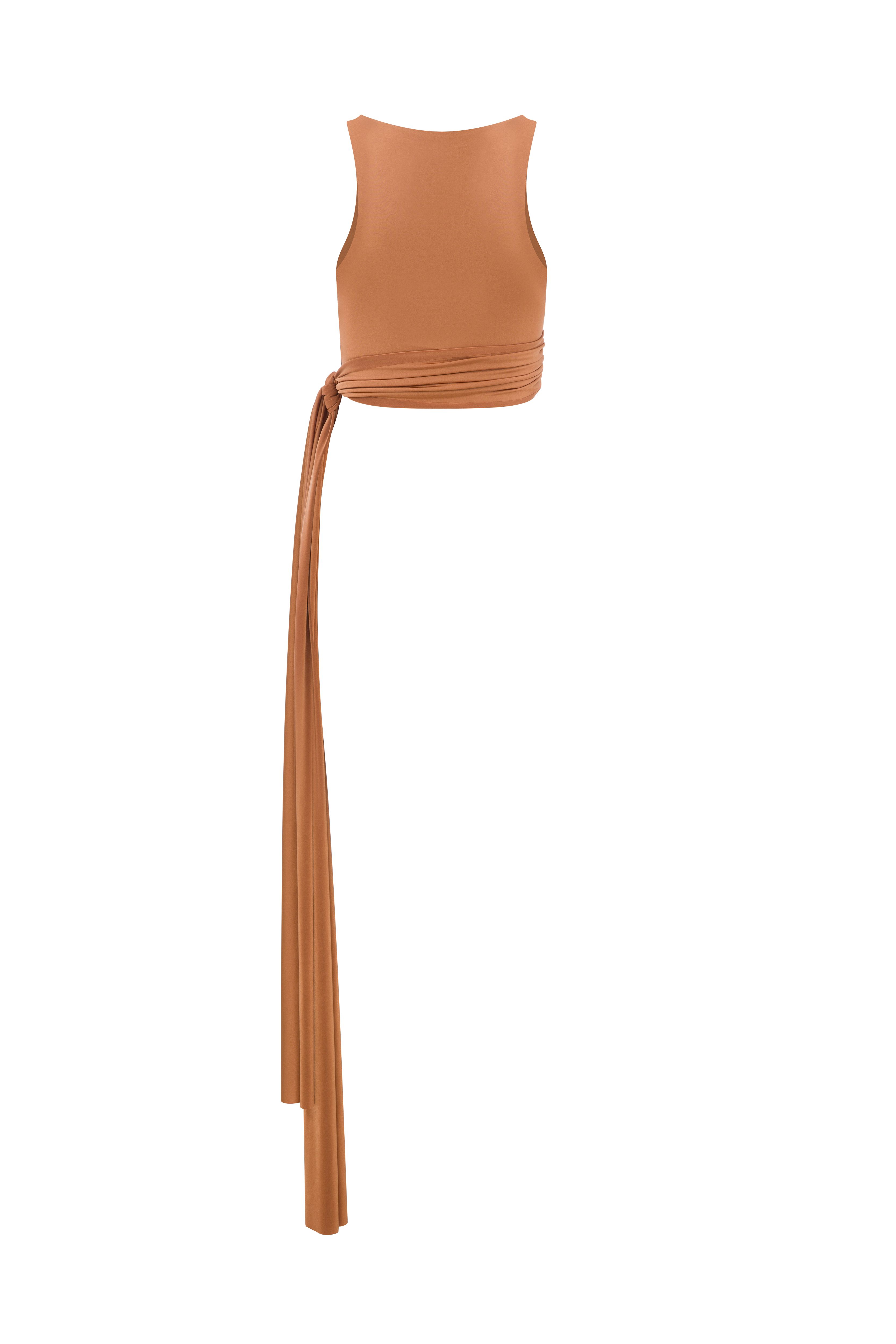 LUA HALTER YAKA CROP TOP TARÇIN