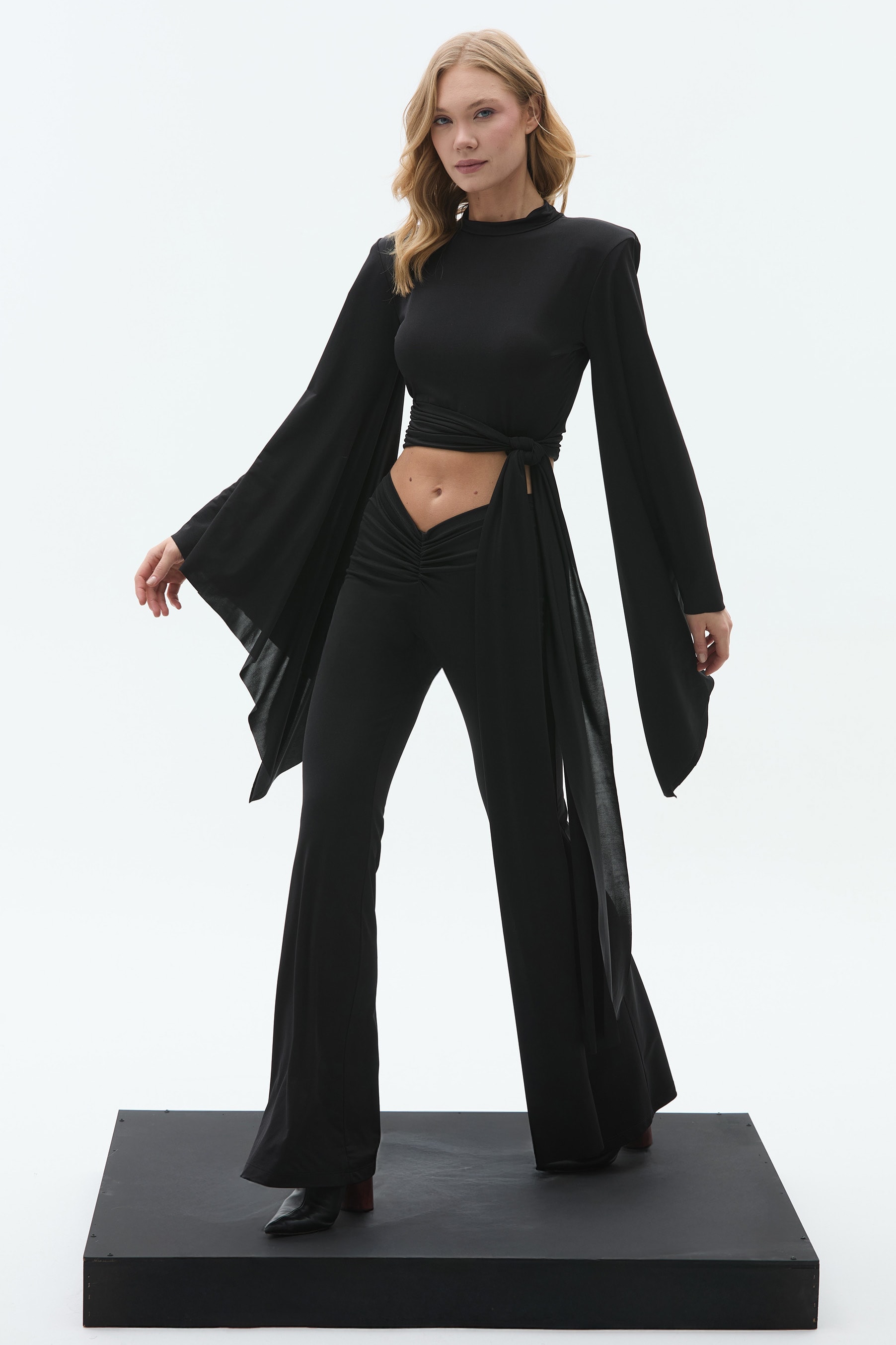 SARA DRAPELİ PANTOLON