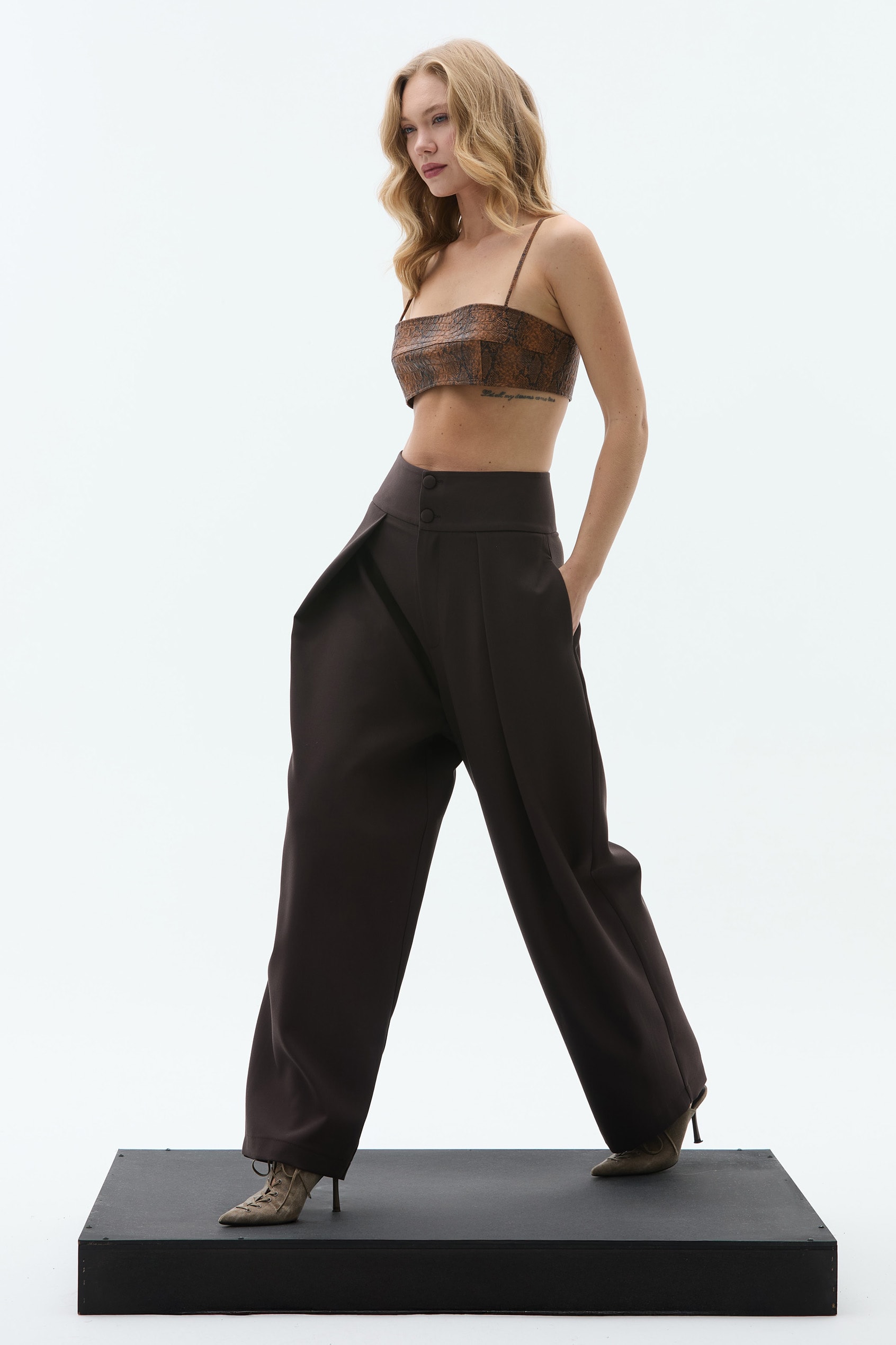 FRAME BALOONFIT KAHVERENGİ PANTOLON