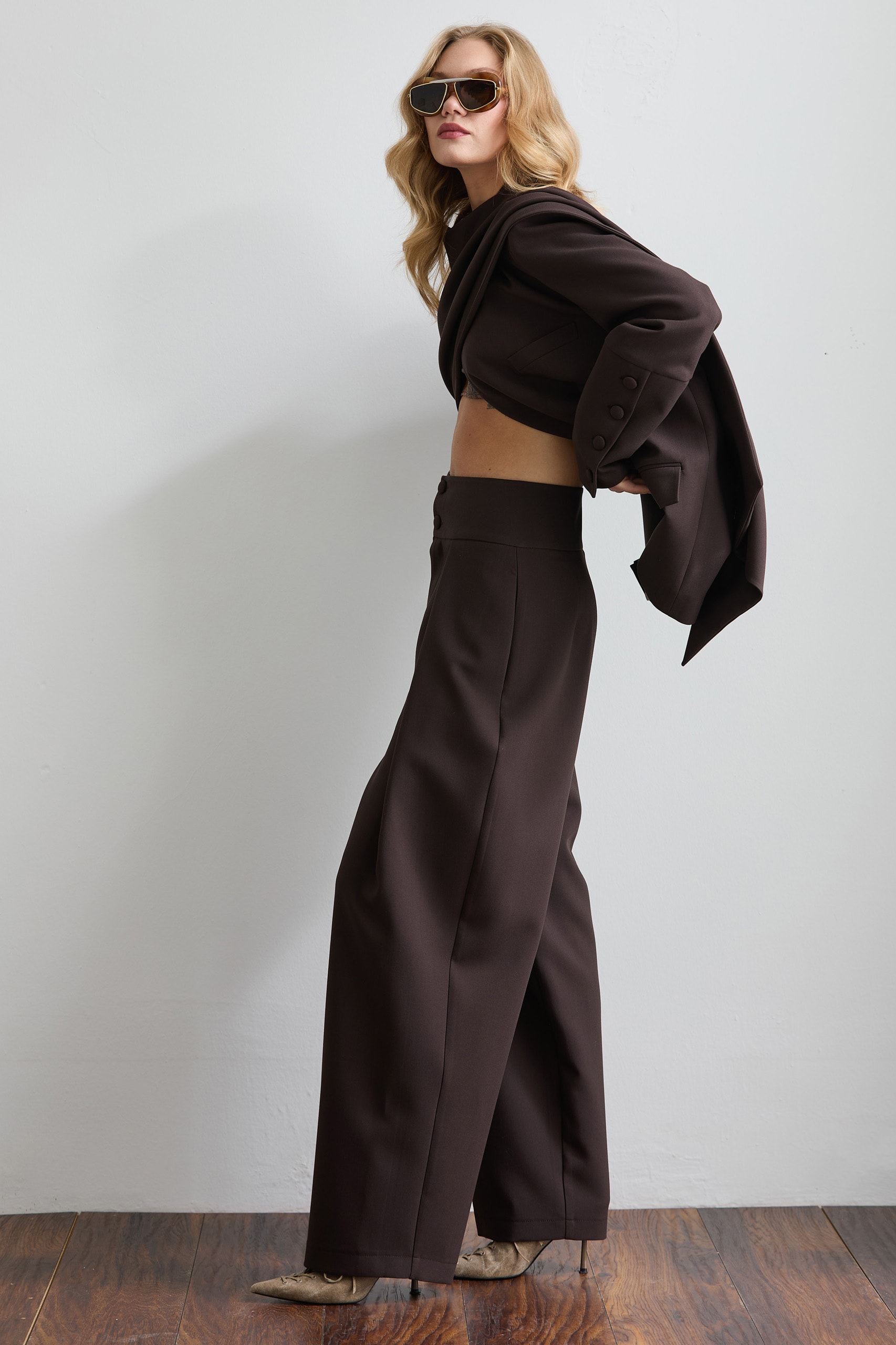 FRAME BALOONFIT KAHVERENGİ PANTOLON