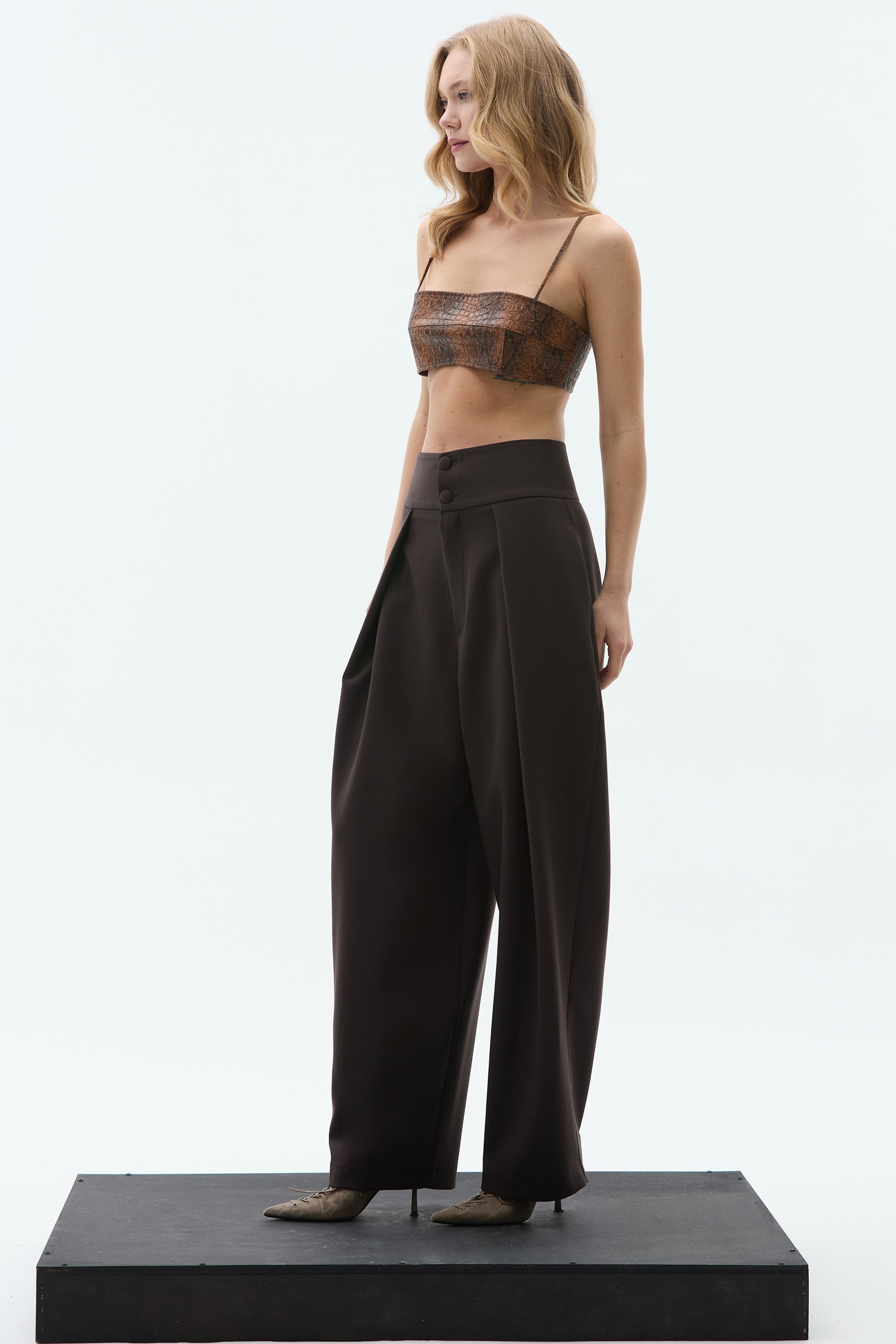 FRAME BALOONFIT KAHVERENGİ PANTOLON