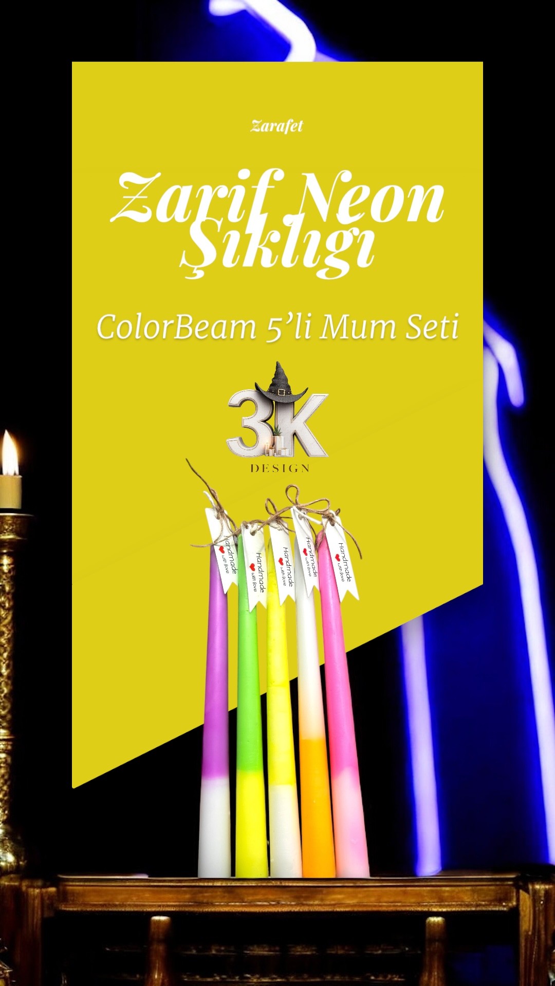 ColorBeam 5’li Mum Seti