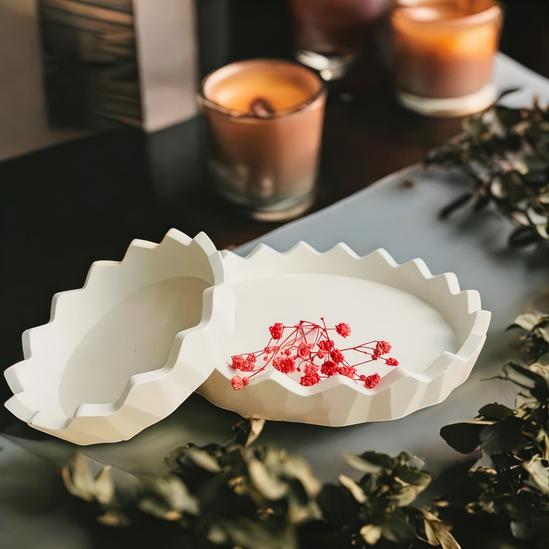 Zigzag Oval Altlık - Zigzag Altlık