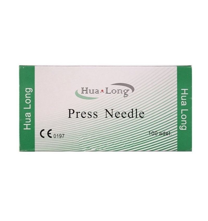 0.22x1.5mm HuaLong Çelik Akupunktur Kulak İğnesi