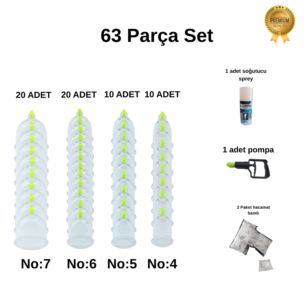 Hacamat Set 63 Parça Hacamat Seti