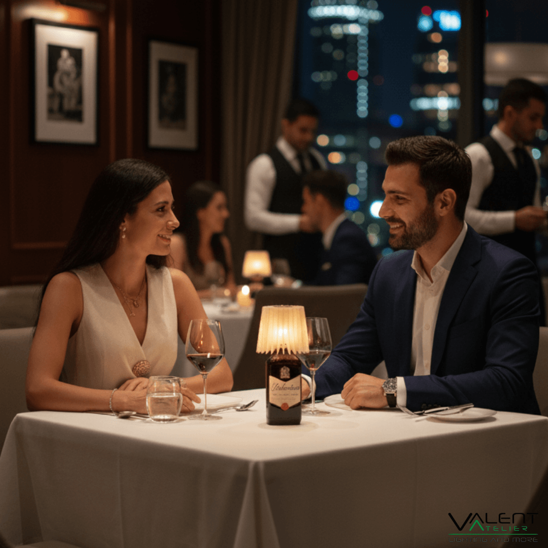 Şarjlı Dokunmatik Şişe Lambası Luna Collection 