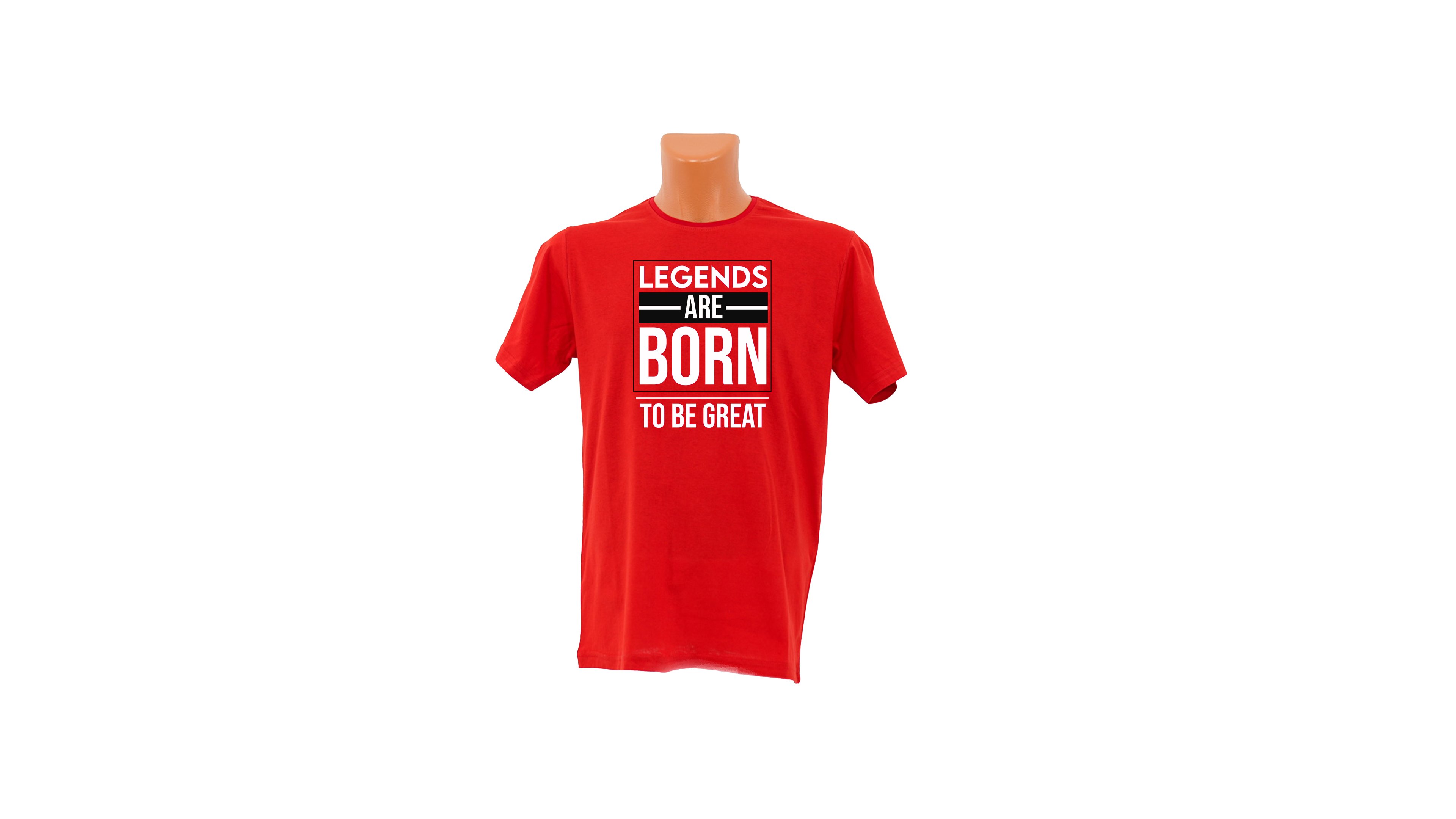 Legends Are Born To Be Great T-shirt - Red